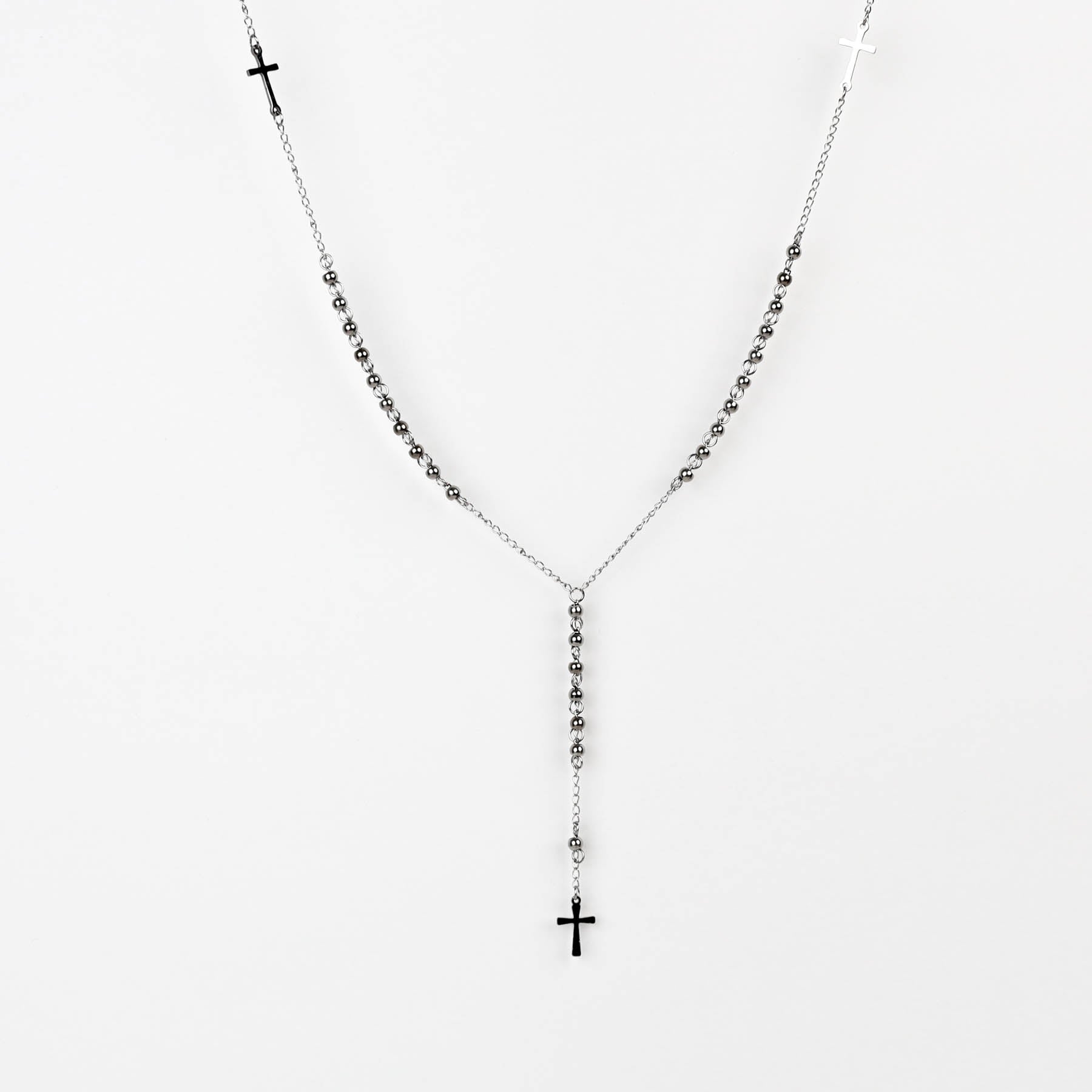 Colier Rozariu Elegant Silver
