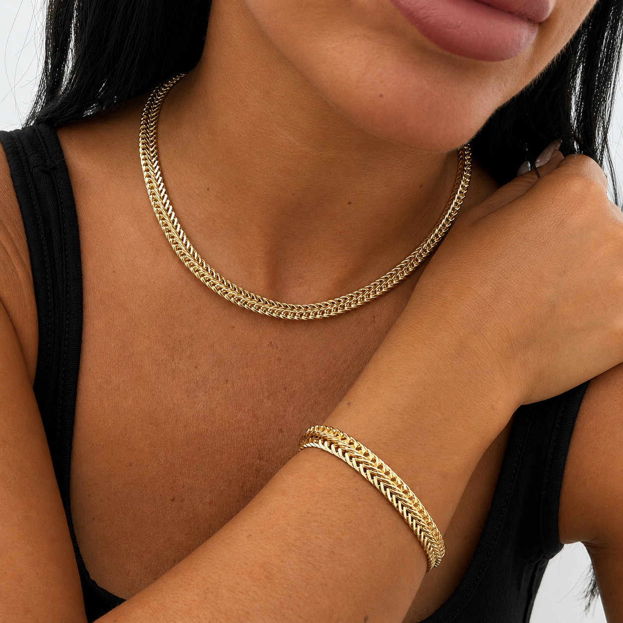 Set Glam Gold