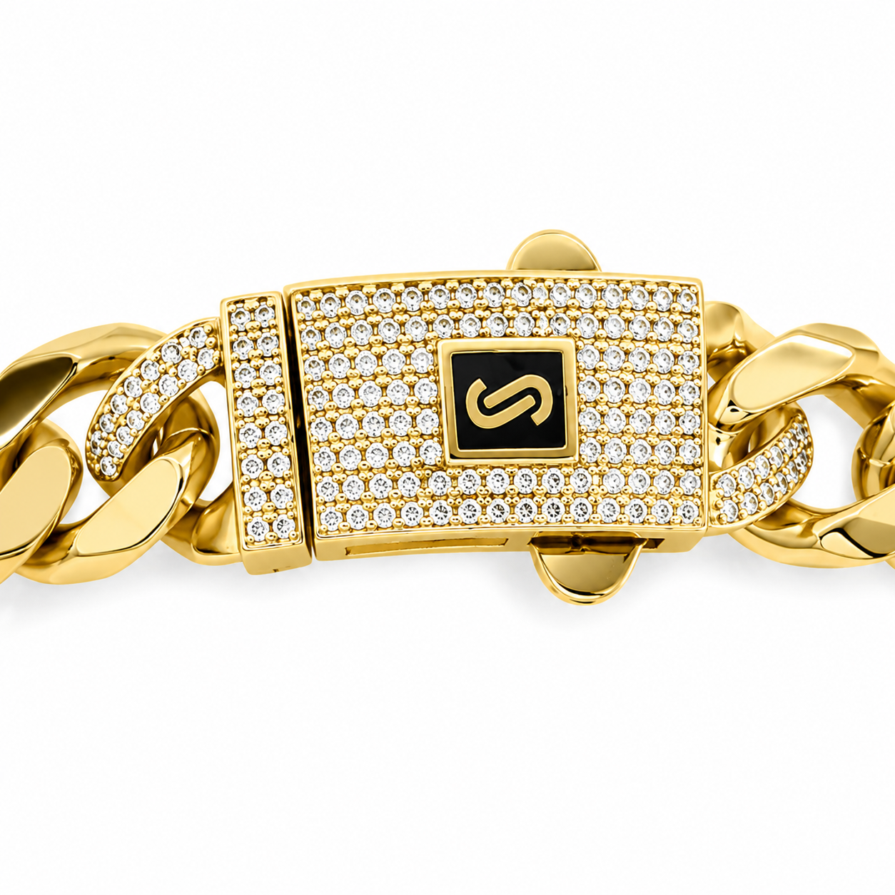 Set Monaco 8MM placat cu Aur de 18K