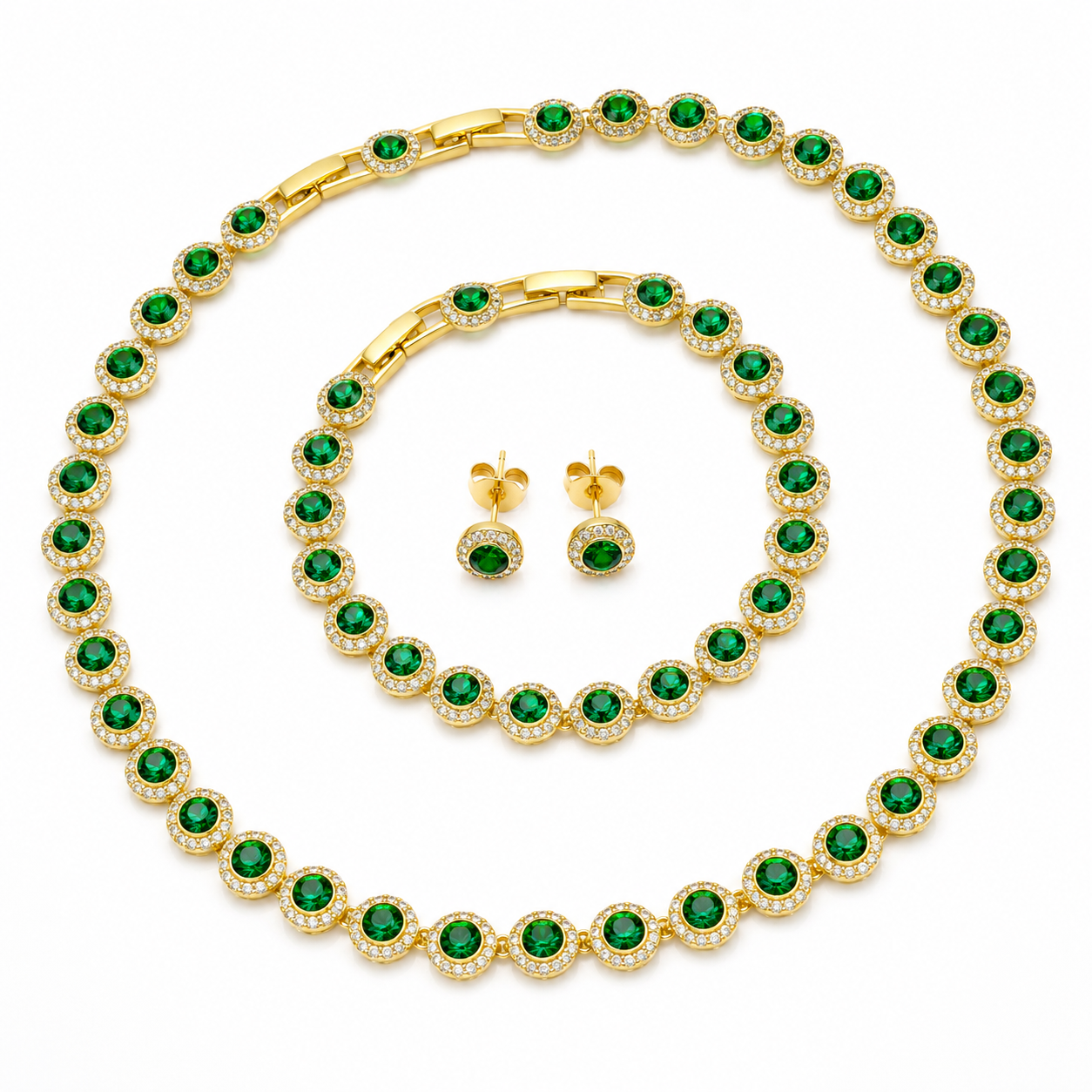 Set Angel Gold-Green