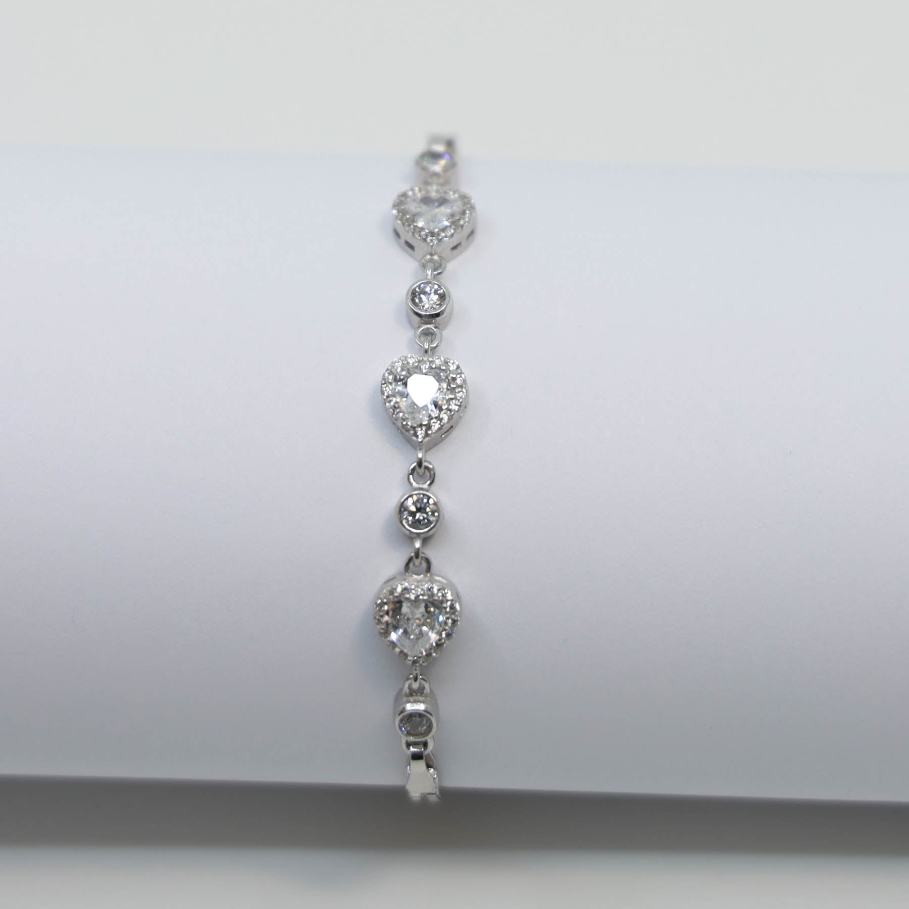 Bratara 3 Hearts din Argint