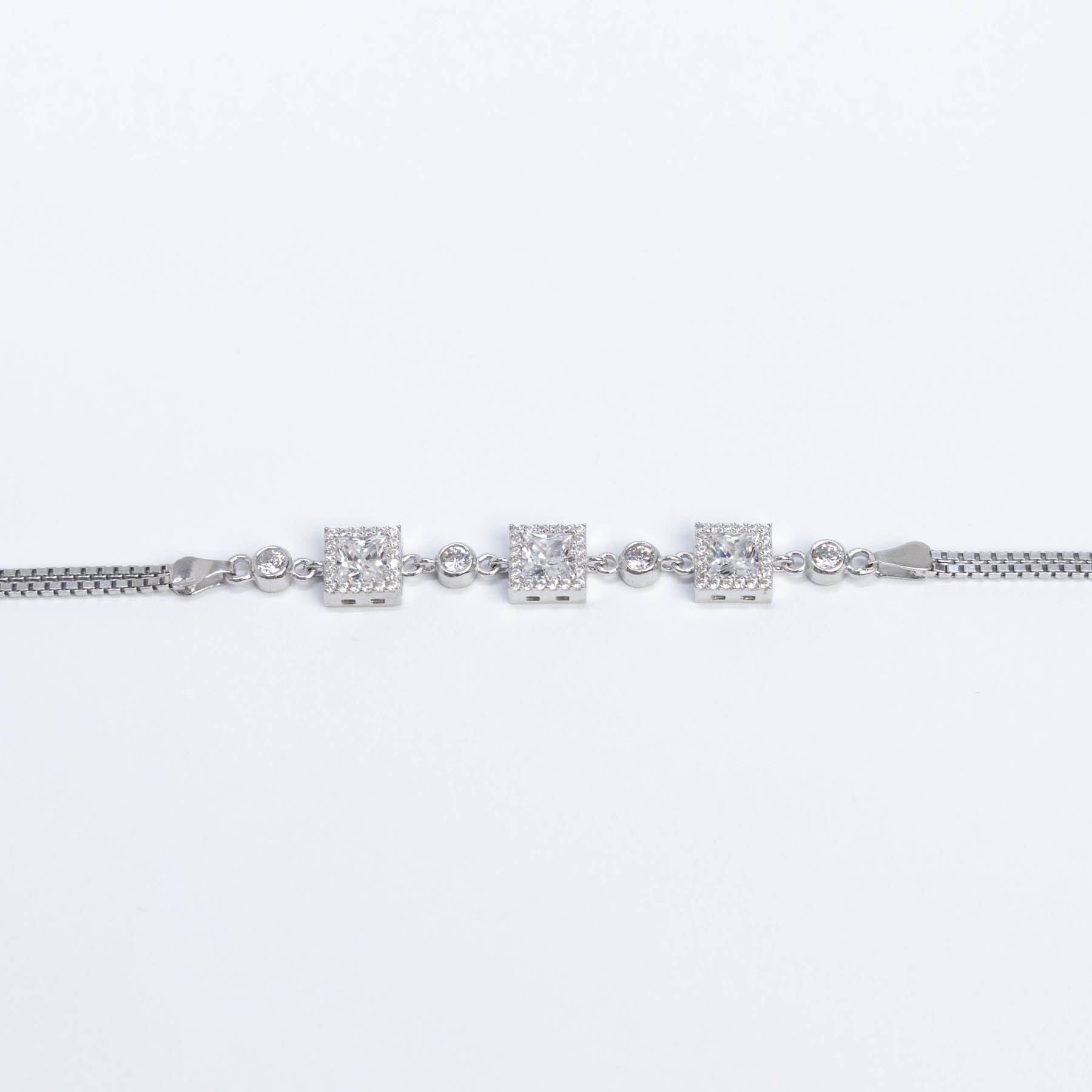 Bratara 3 Square din Argint