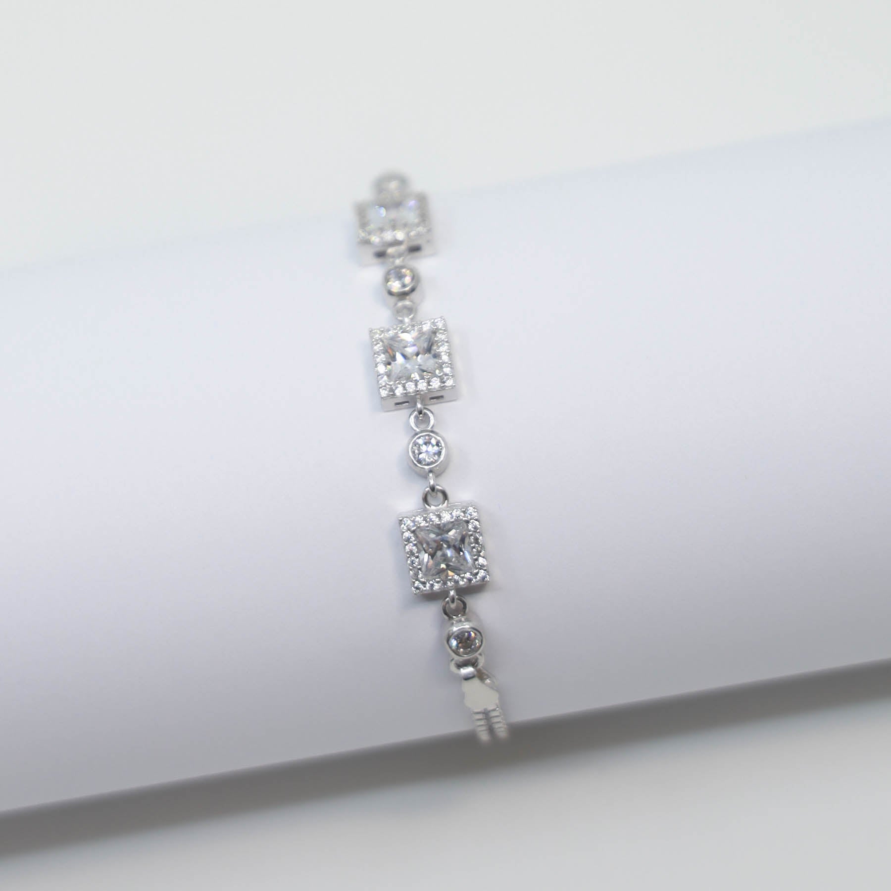 Bratara 3 Square din Argint