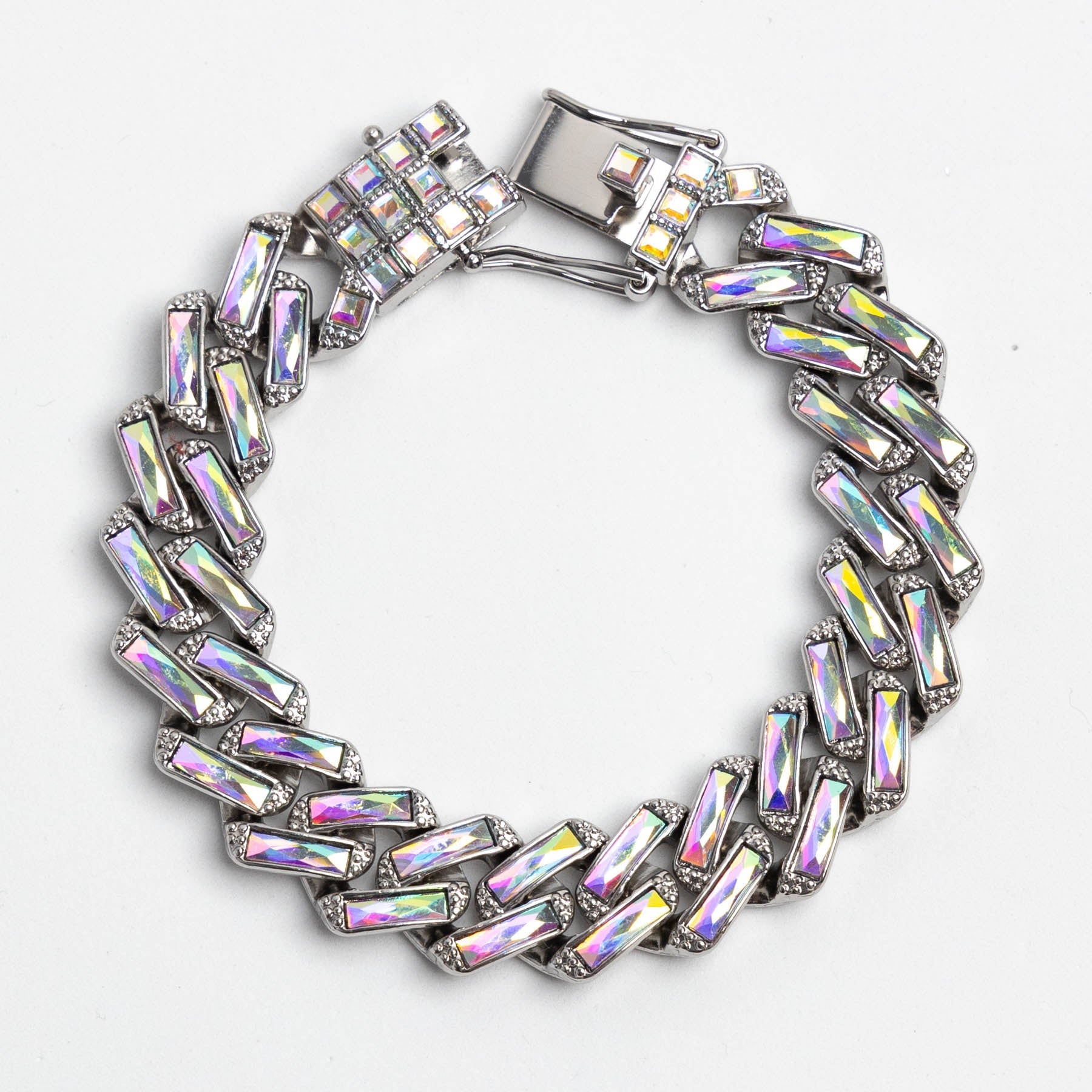 🔵 Brățară Cuban Indigo – Bijuterie Statement Unisex