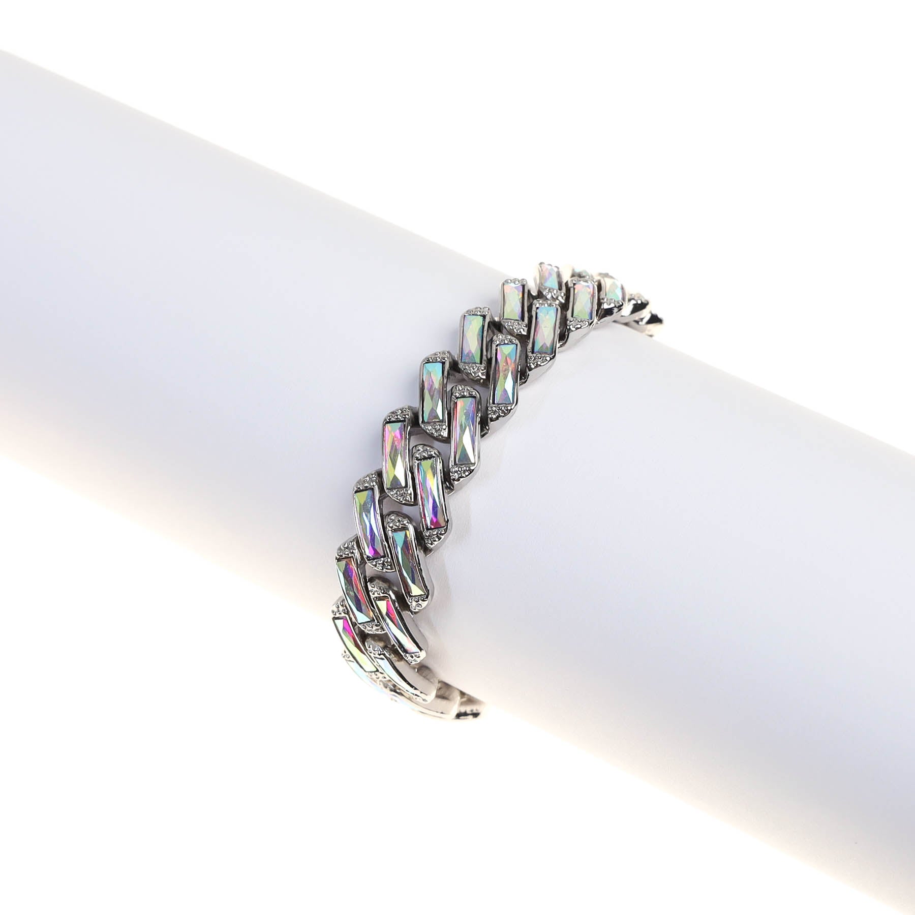 🔵 Brățară Cuban Indigo – Bijuterie Statement Unisex