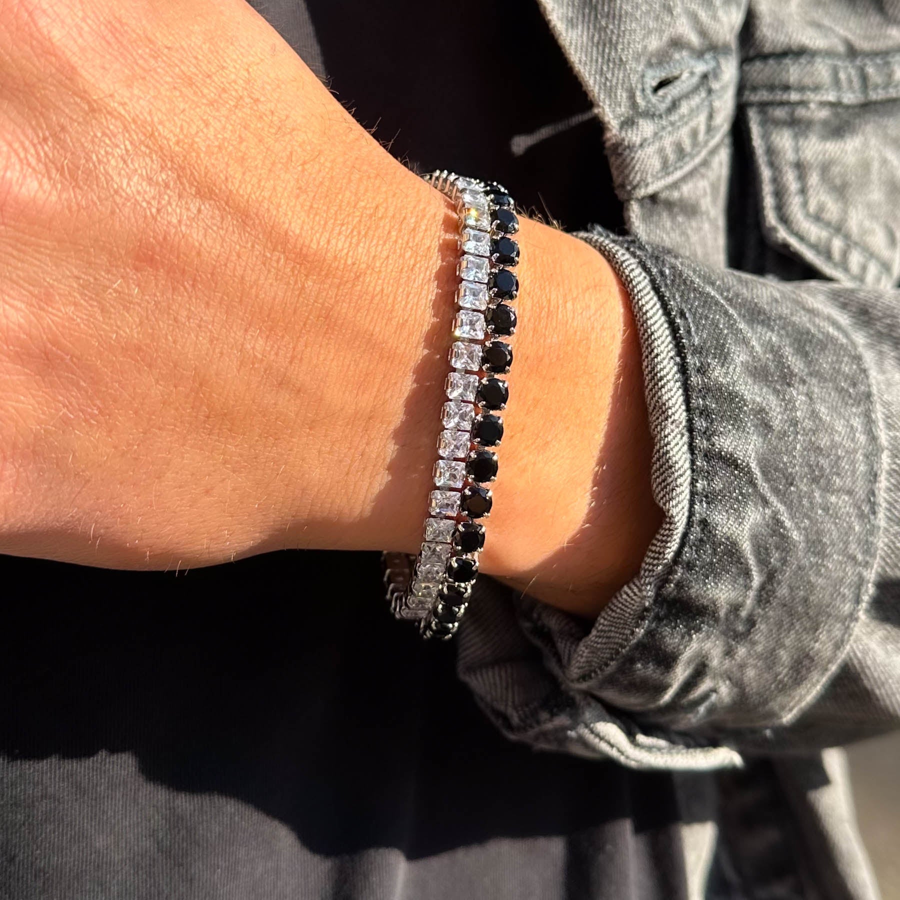 Bratara Tennis Black