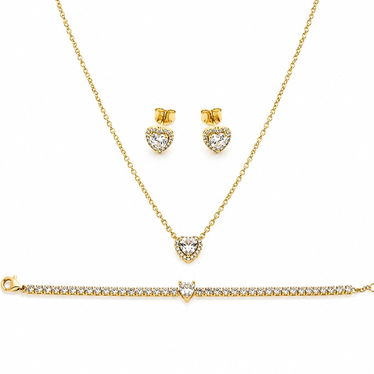 Set Gold Love Placat cu Aur