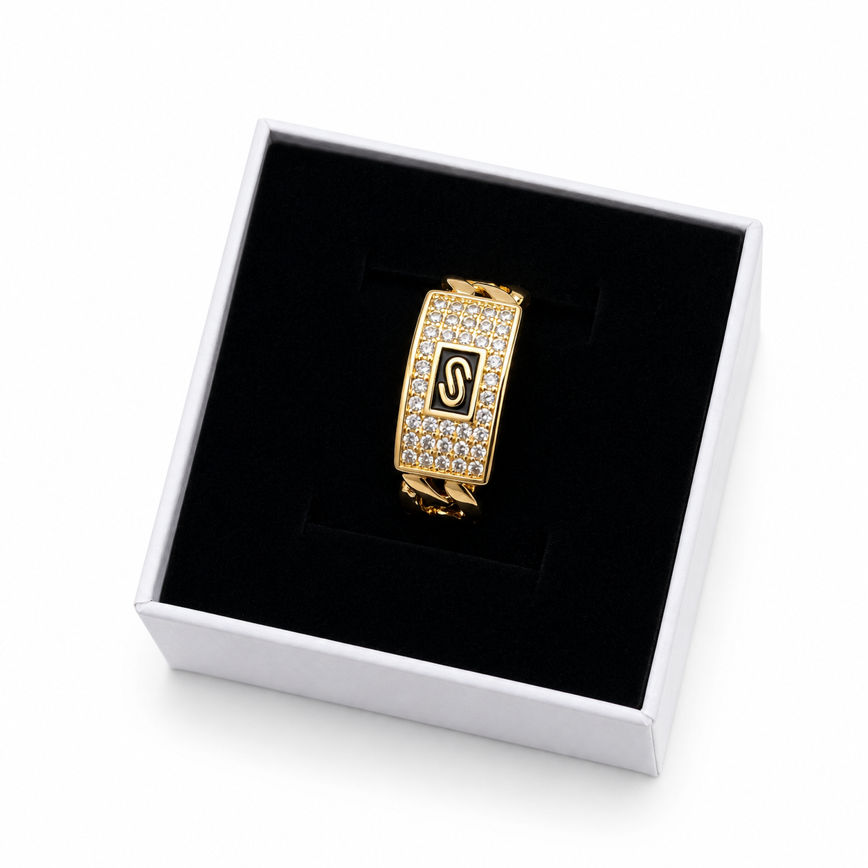 Inel Monaco placat cu Aur 18K