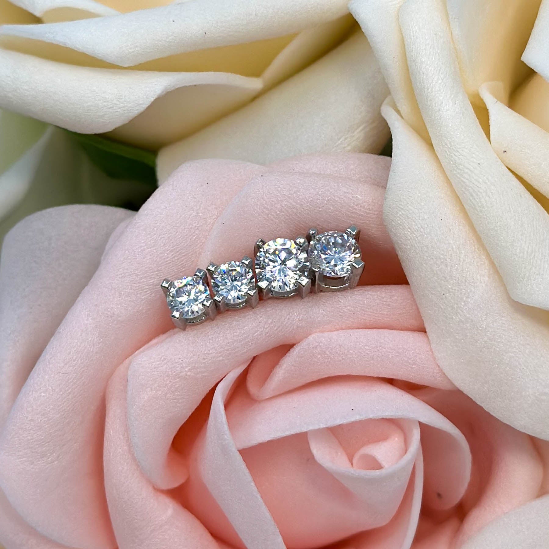 Cercei Tennis Argint