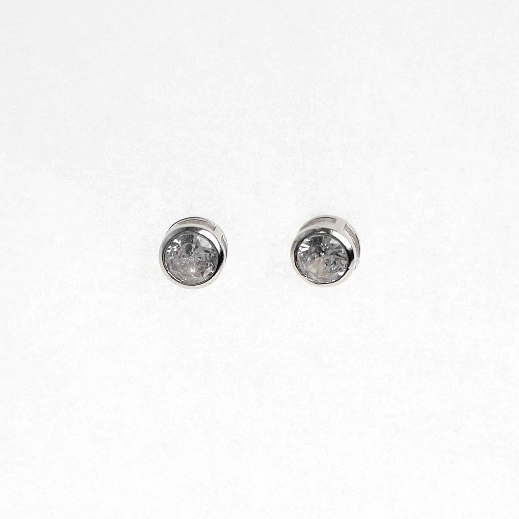 Cercei Round Tennis din Argint