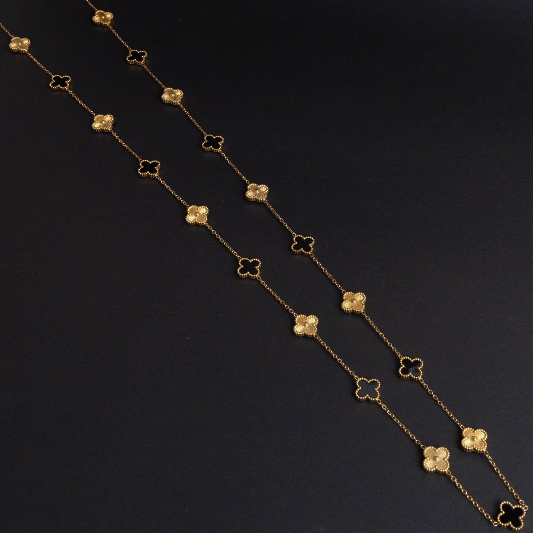 Colier Clover Gold 95cm