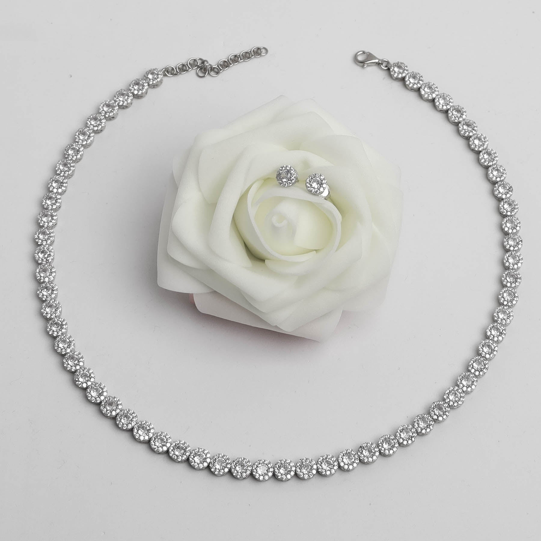 Colier Fabulous din Argint 925 + Cercei Cadou 🎁