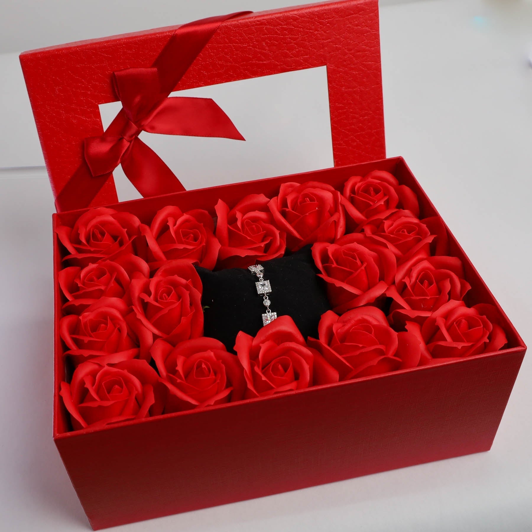 Red Flower Box