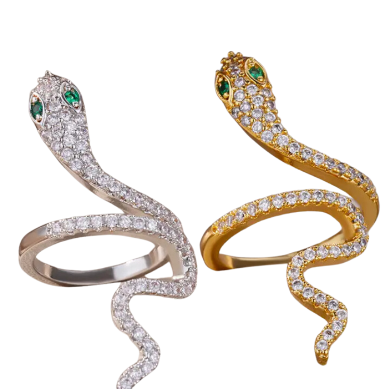 Inel Snake Silver/Gold