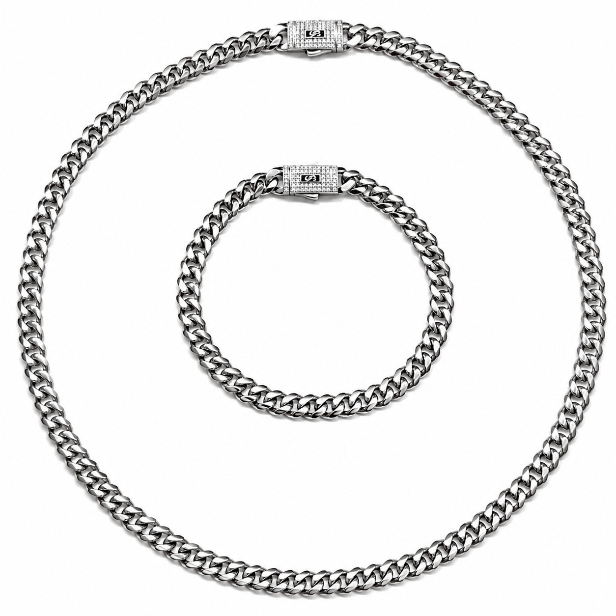 Set Monaco 6 MM Silver