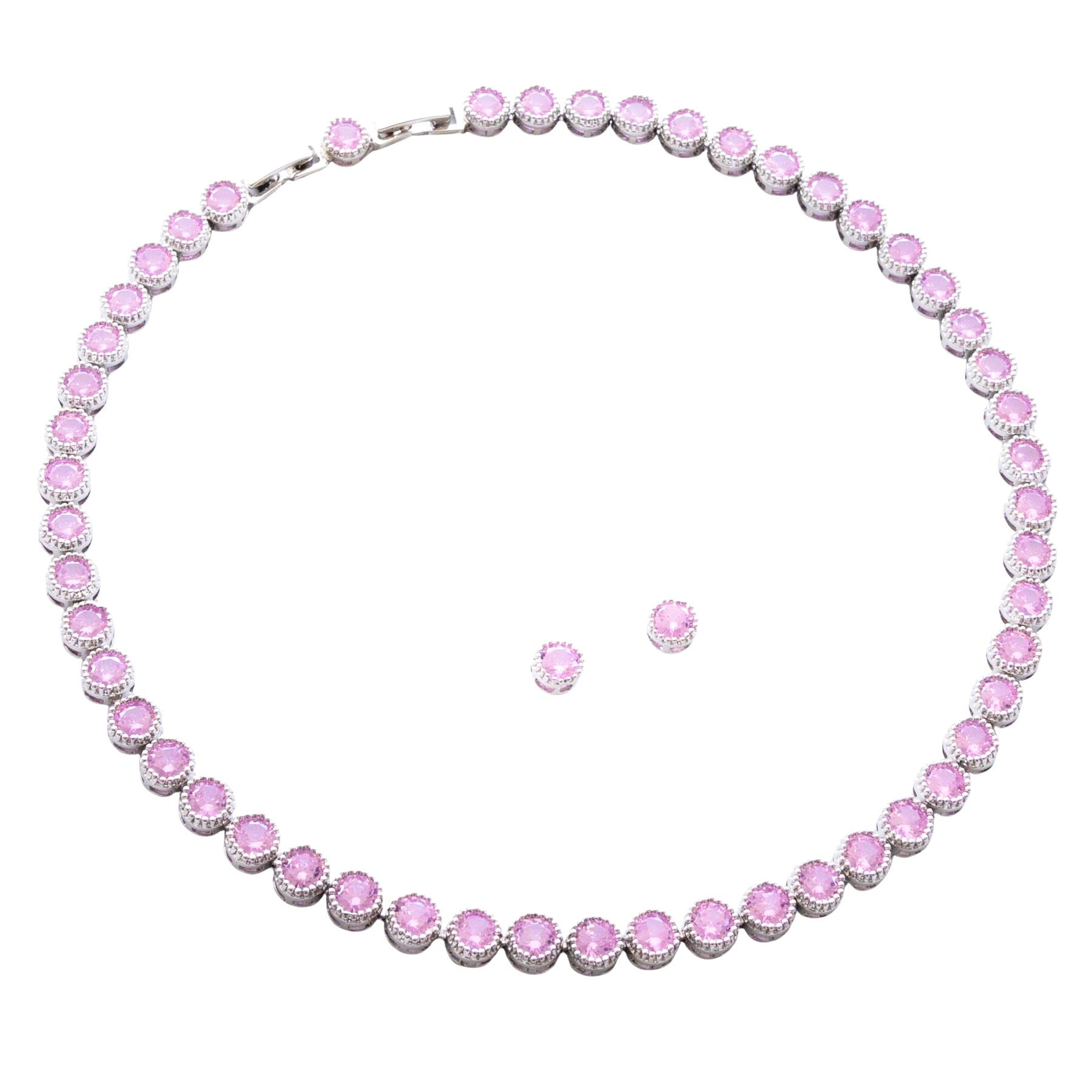 💗Colier Pink + Cercei Cadou