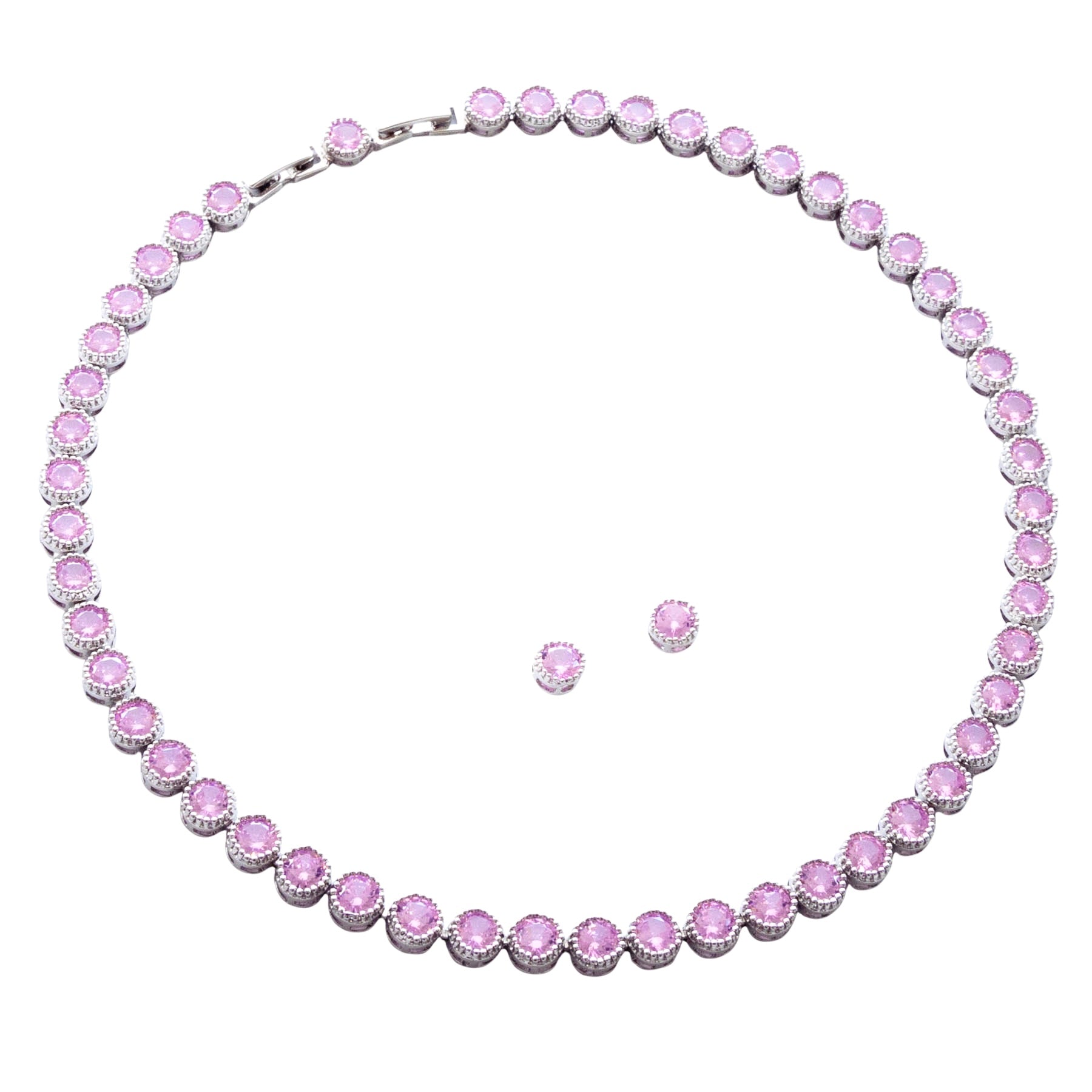 💗Colier Pink + Cercei Cadou