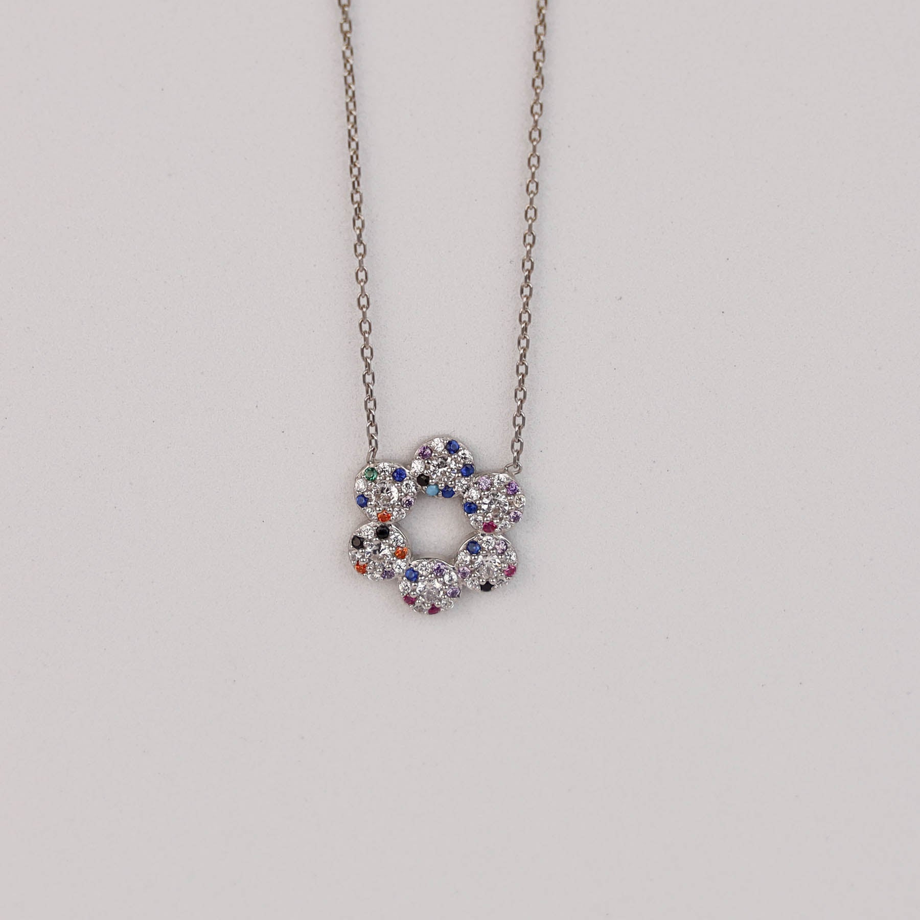 Colier Colourful Flower Argint925