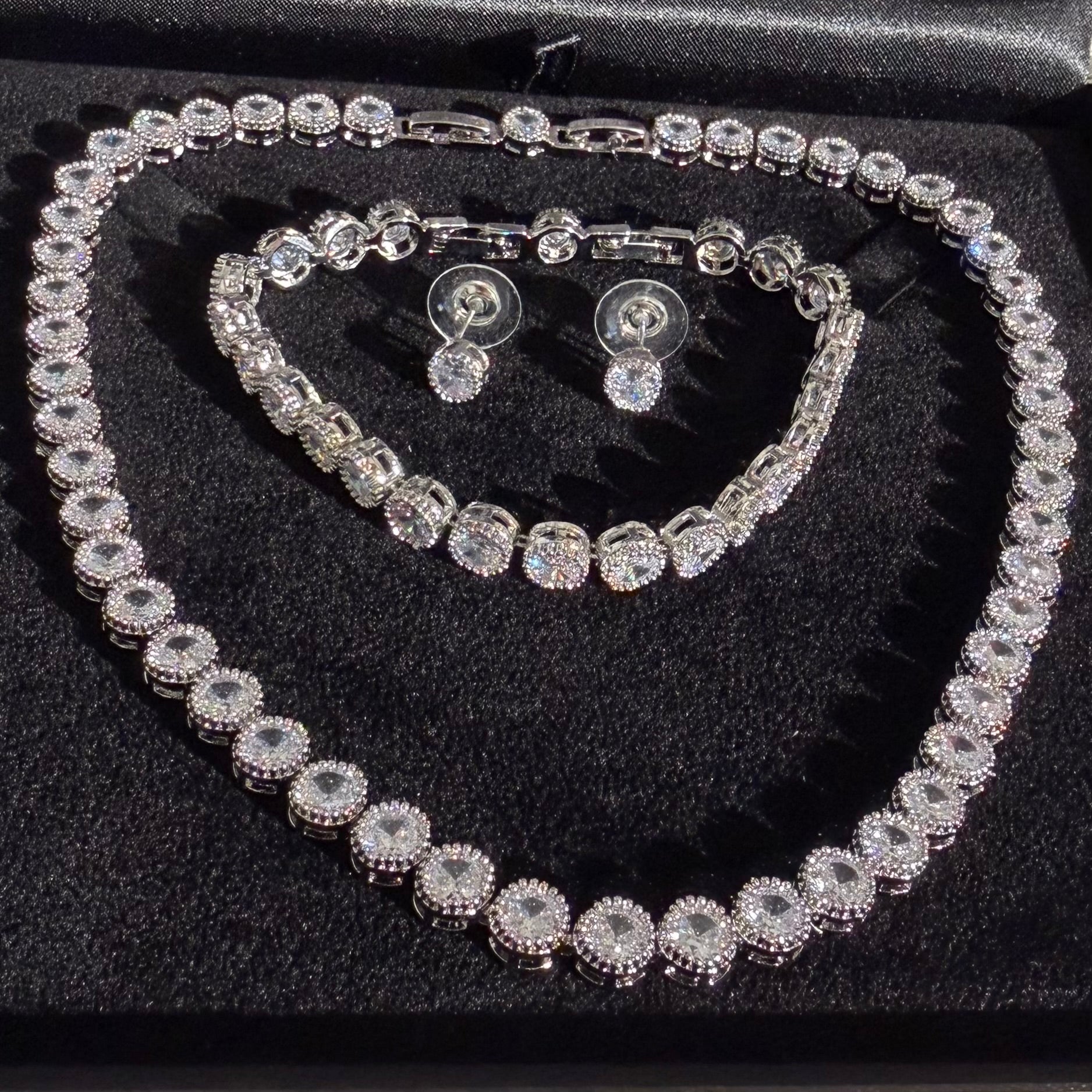 Set Royal Shine – Colier, Brățară și Cercei