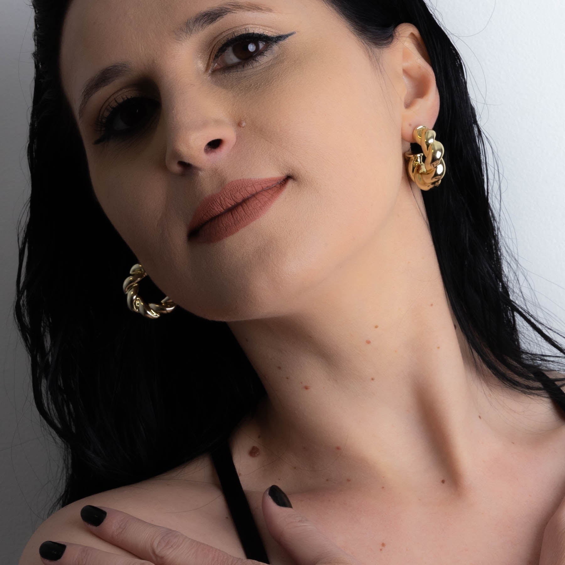 Cercei Twist Silver&Gold