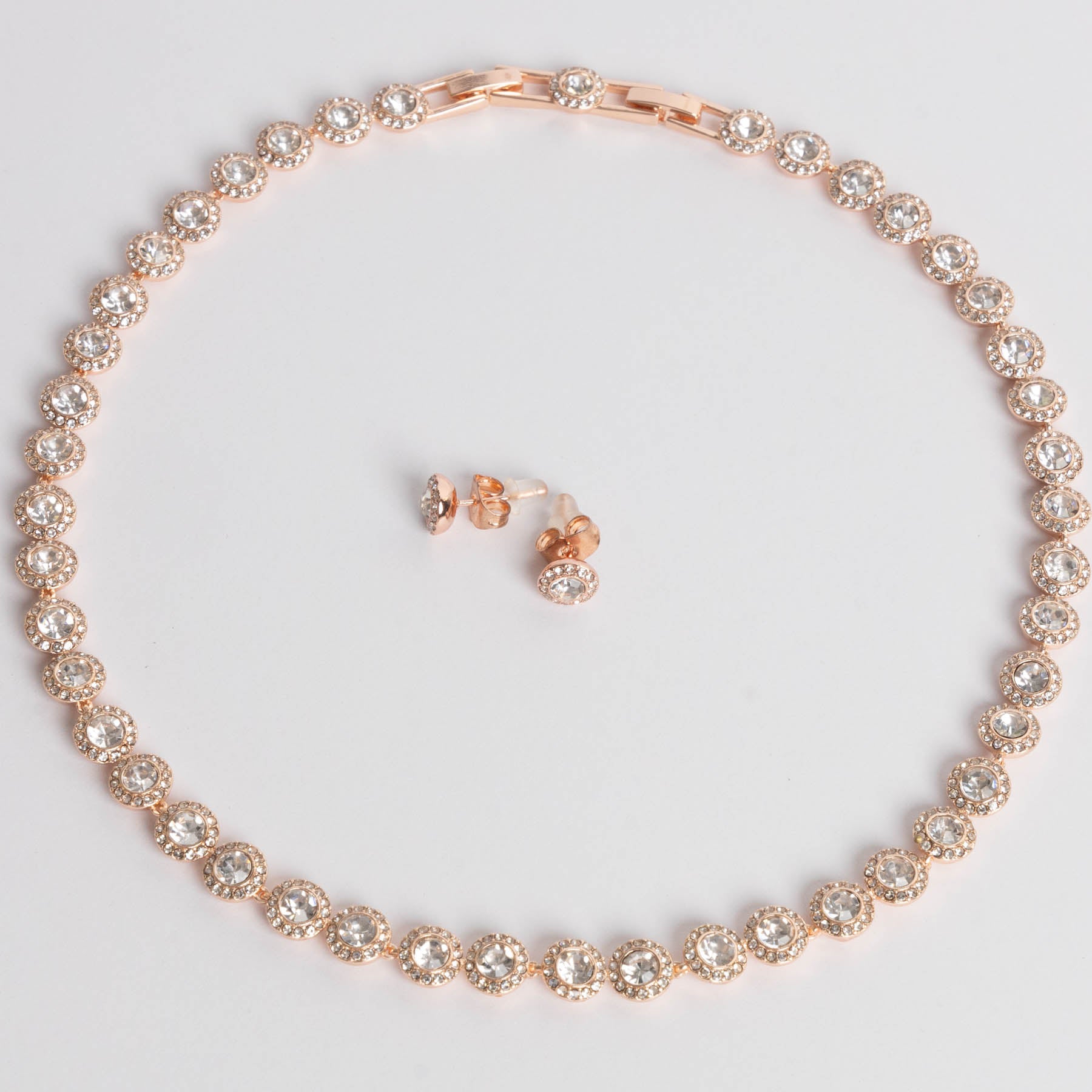 🌸 Colier Angel Rose Gold & Cercei