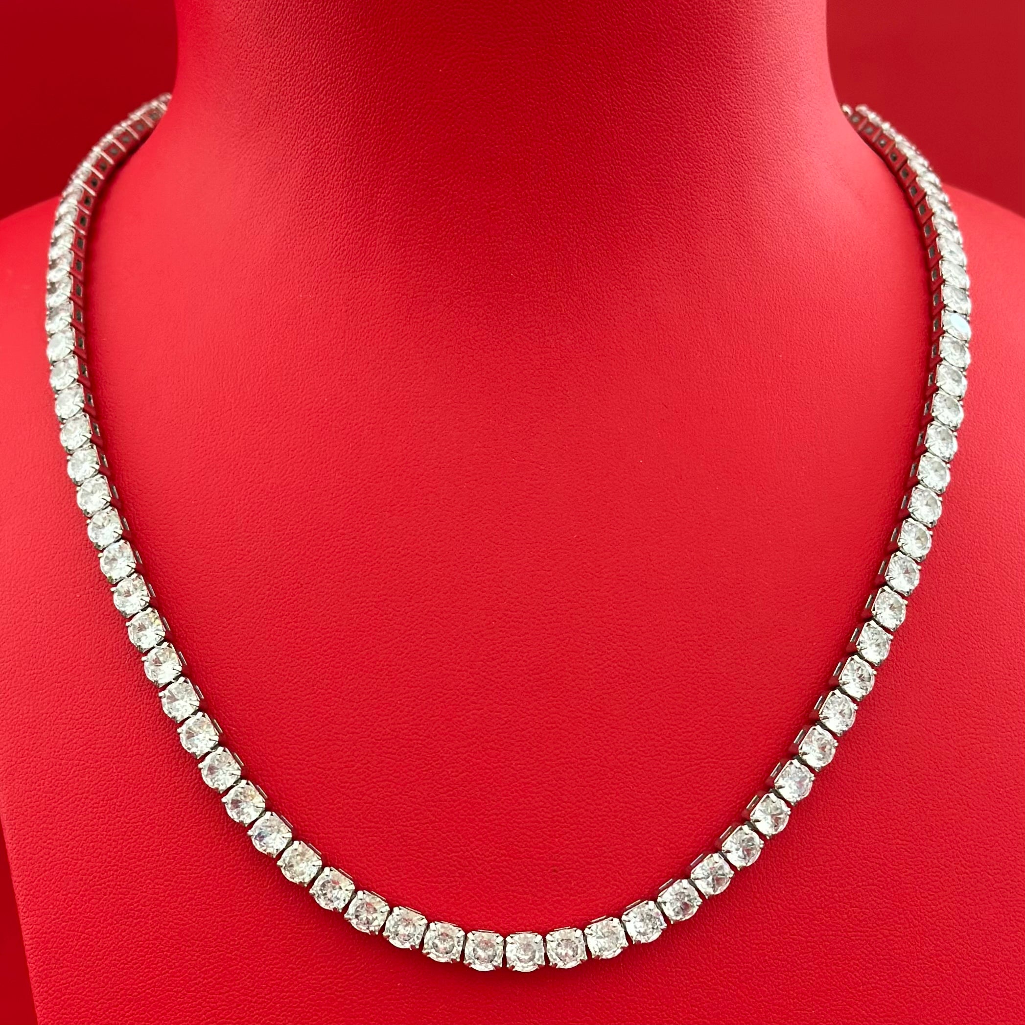 💎 Colier Tennis 50cm din Oțel Inoxidabil – cu pietre Zirconia