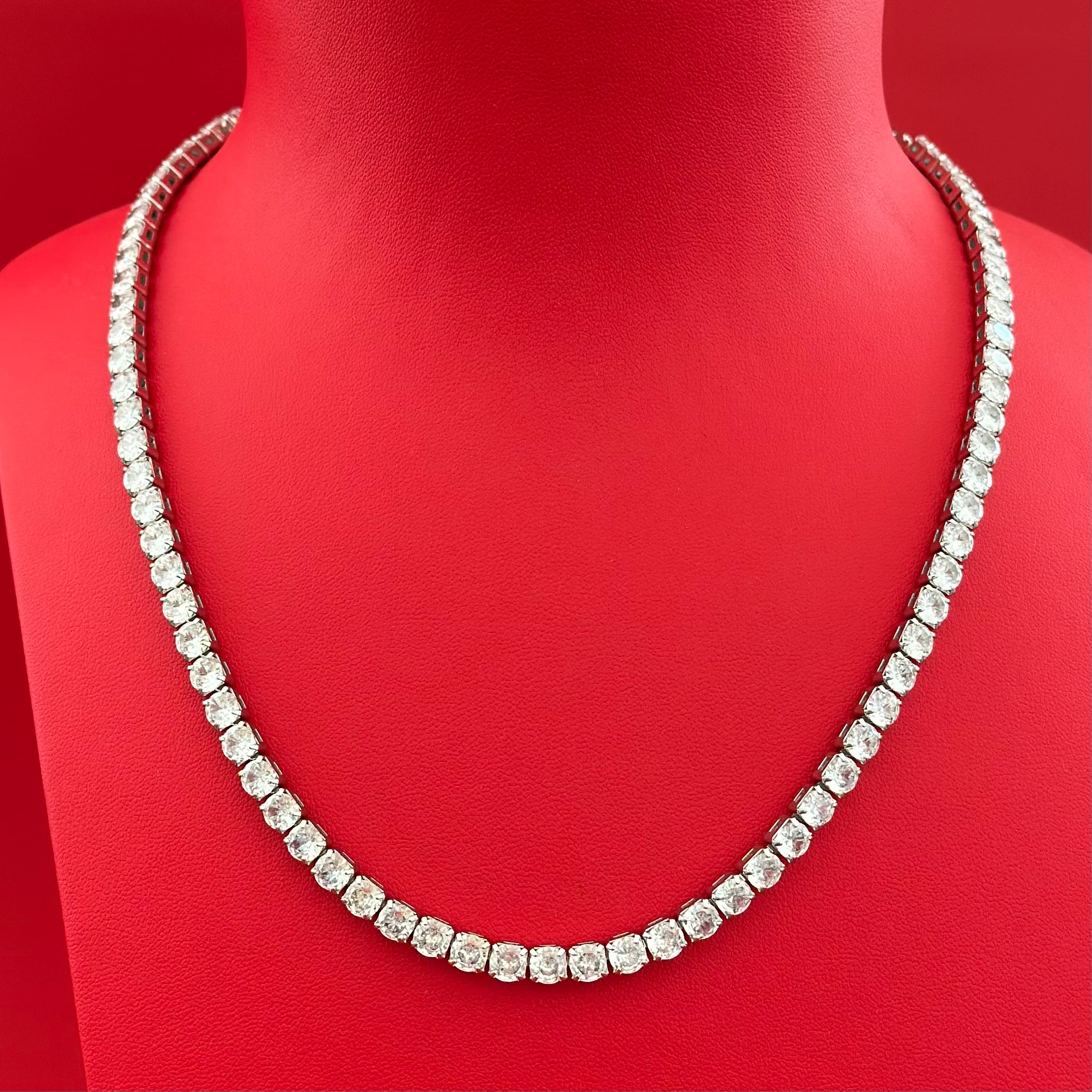 💎 Colier Tennis 50cm din Oțel Inoxidabil – cu pietre Zirconia