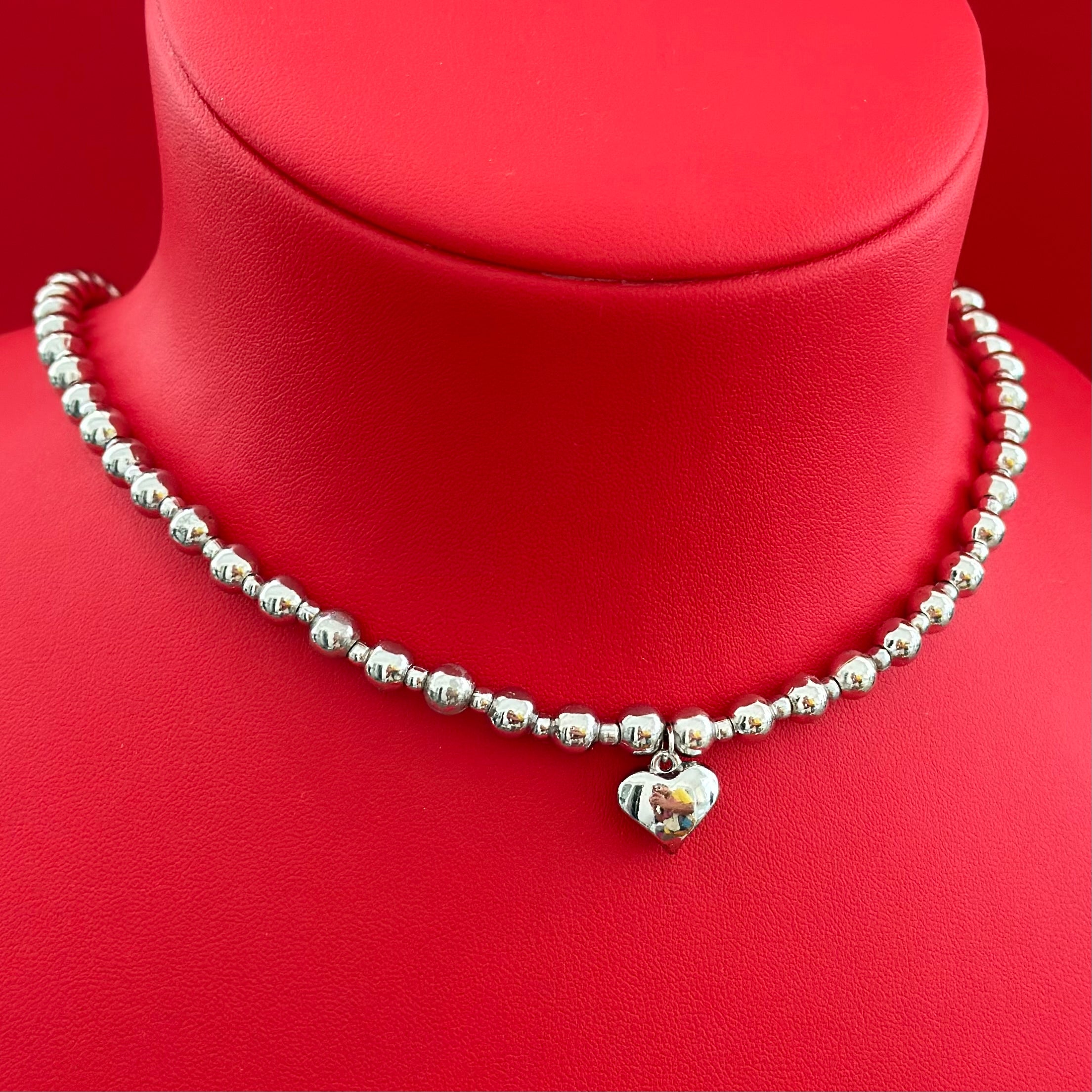 Colier Silver Heart