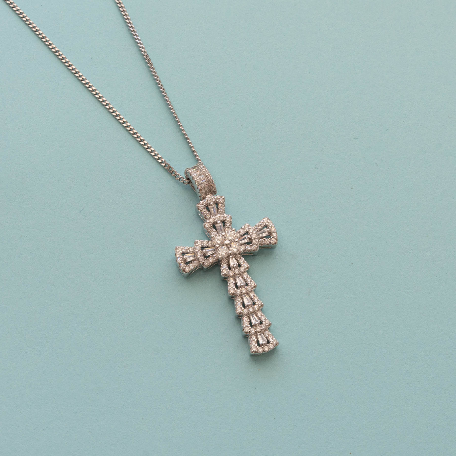 ✝️ Colier Cruce Argint 925