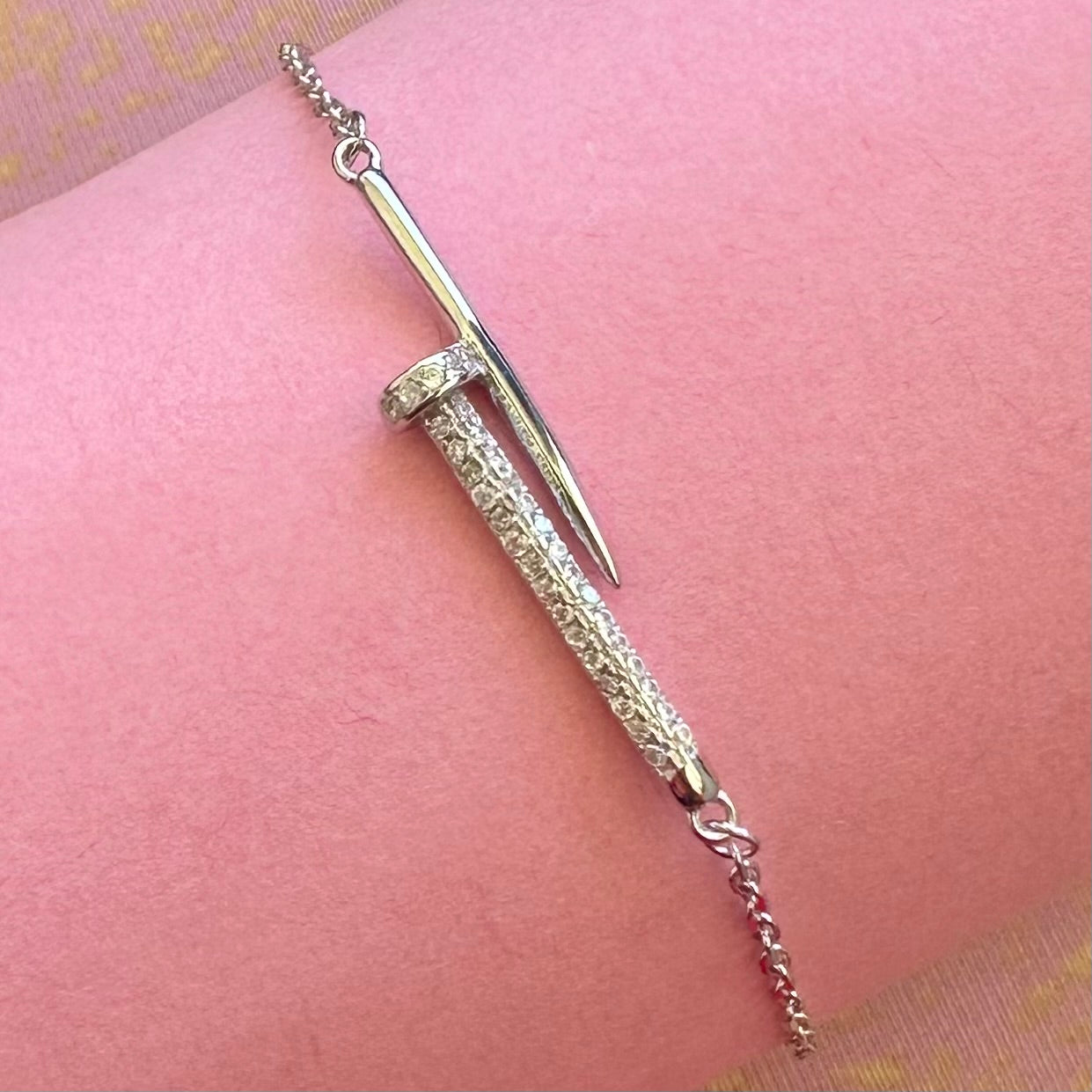 💎 Brățară Cui din Argint 925 cu Zirconia