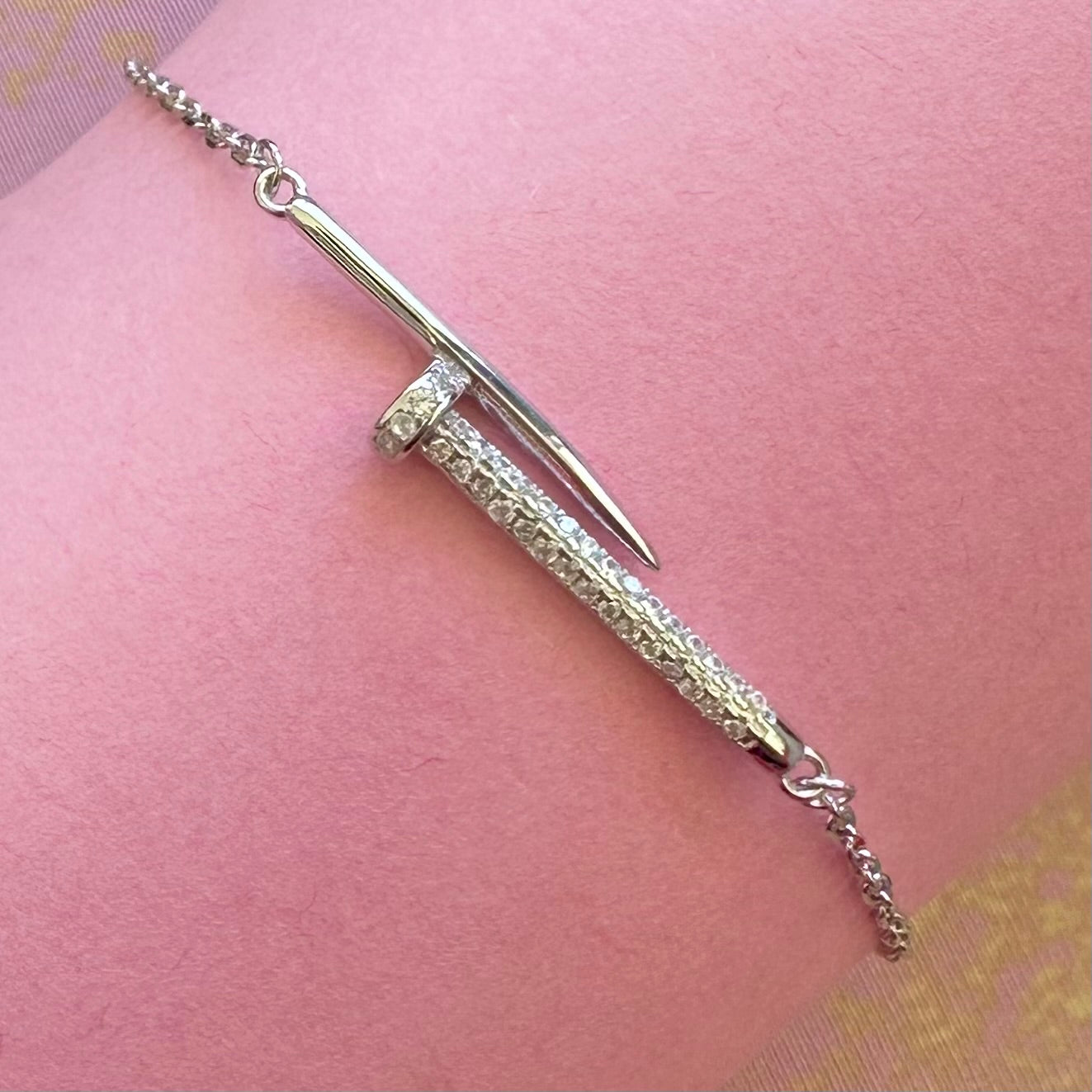 💎 Brățară Cui din Argint 925 cu Zirconia