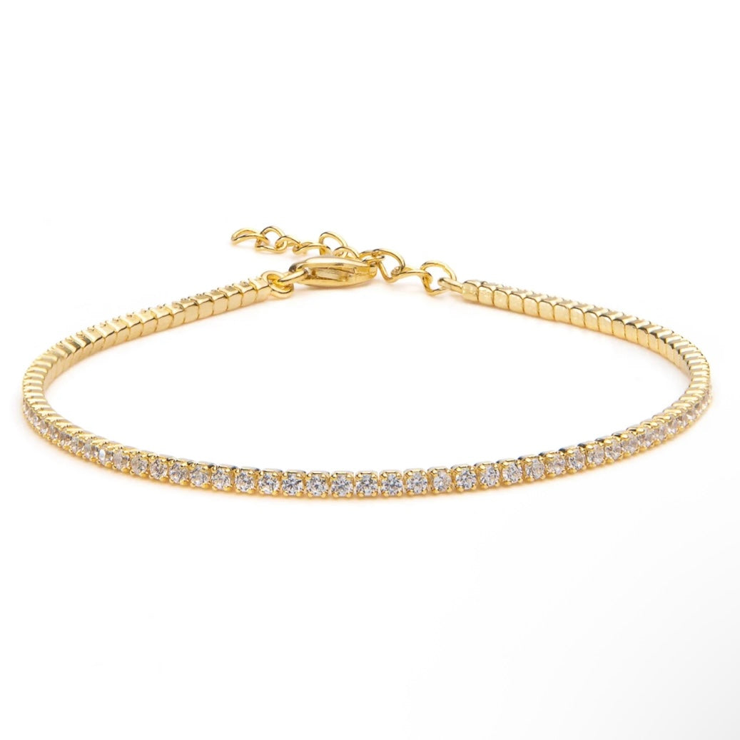 ✨ Brățară Tennis Gold – Rafinament și strălucire