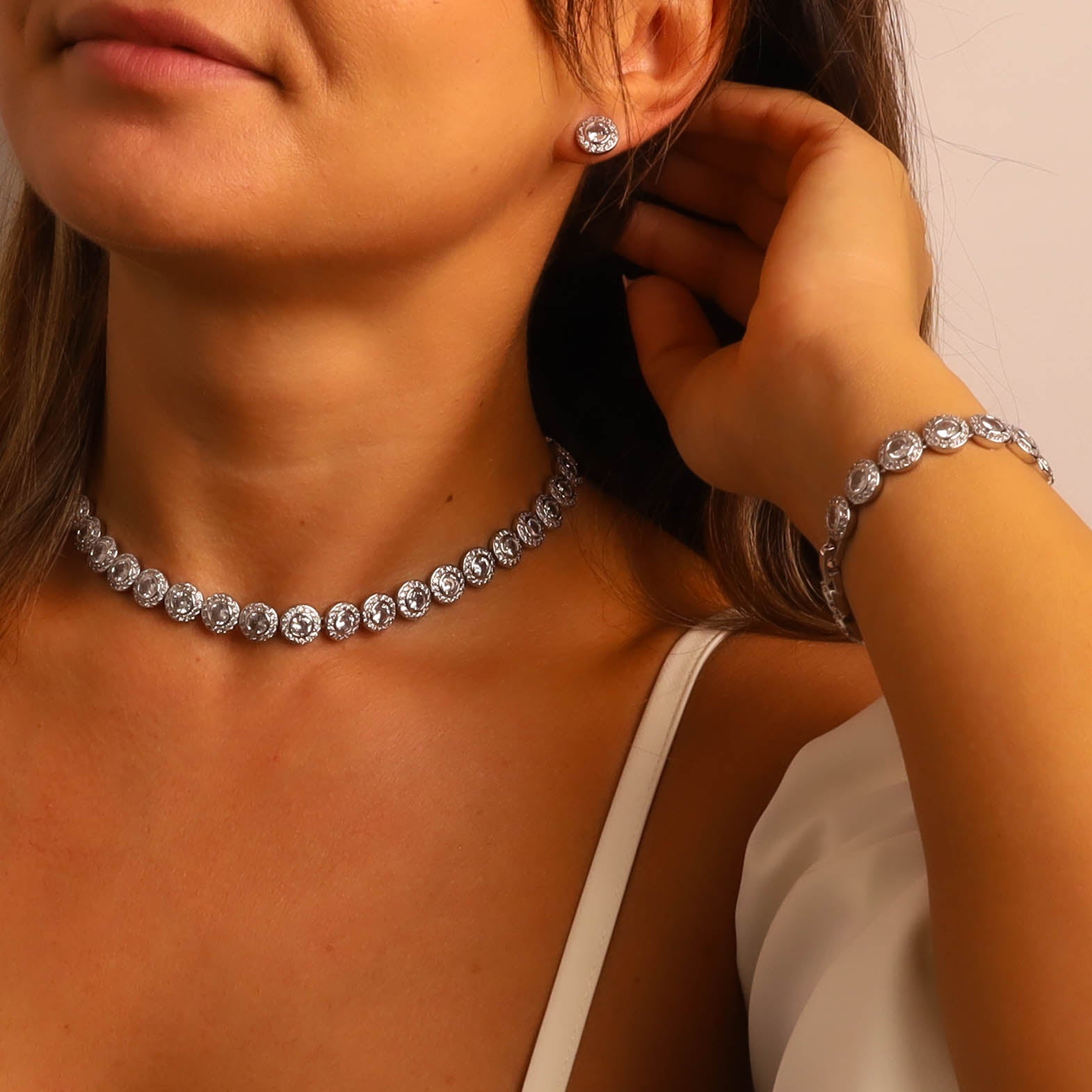 💎 Set Big Angel Silver – 1 cm Brilliance Edition