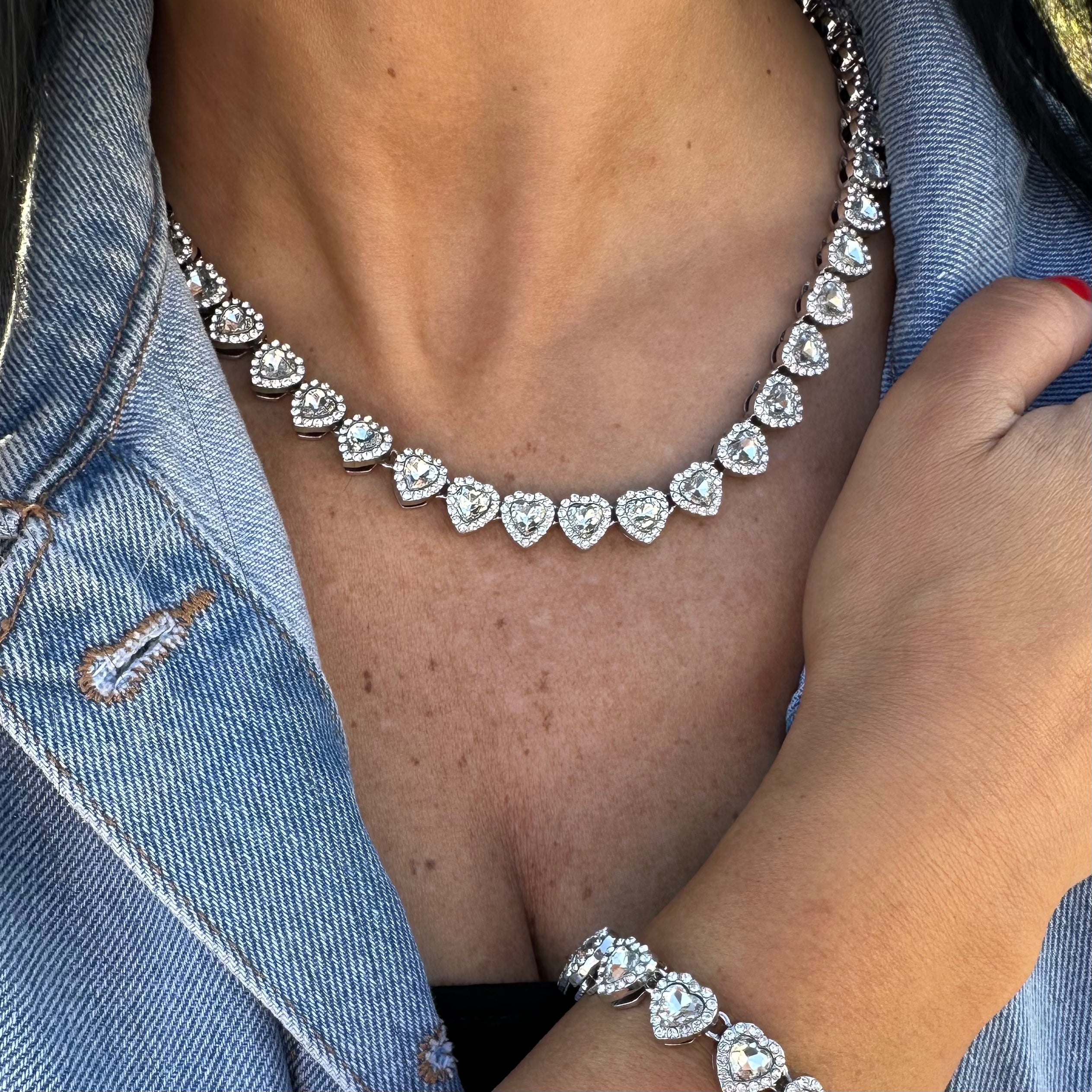 💎 Colier Diamond Hearts 🤍