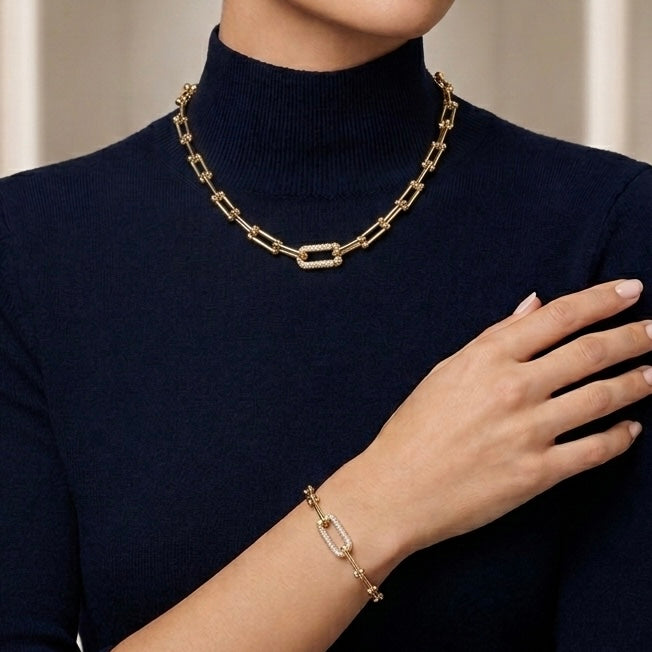 🦁 Set Lionly – Colier și Brățară