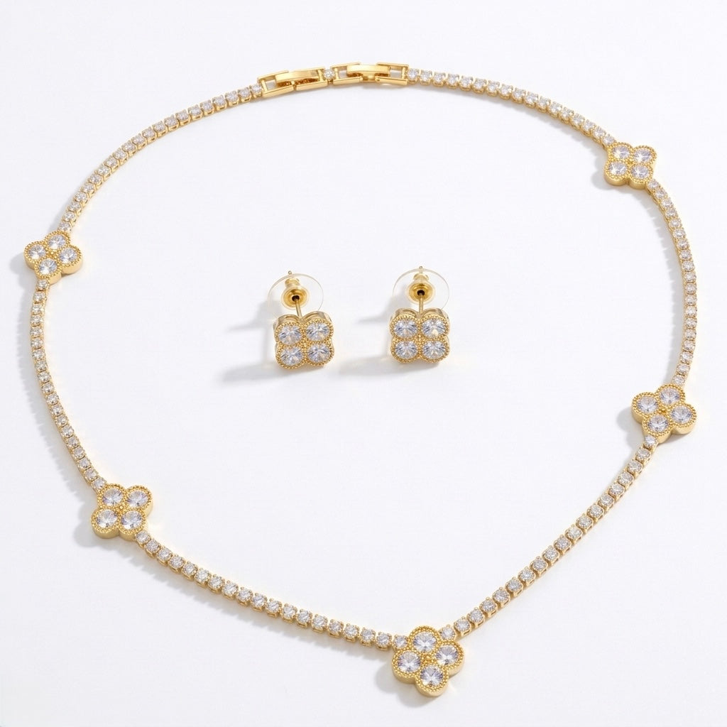 💎 Set Clover ✨Silver/Gold