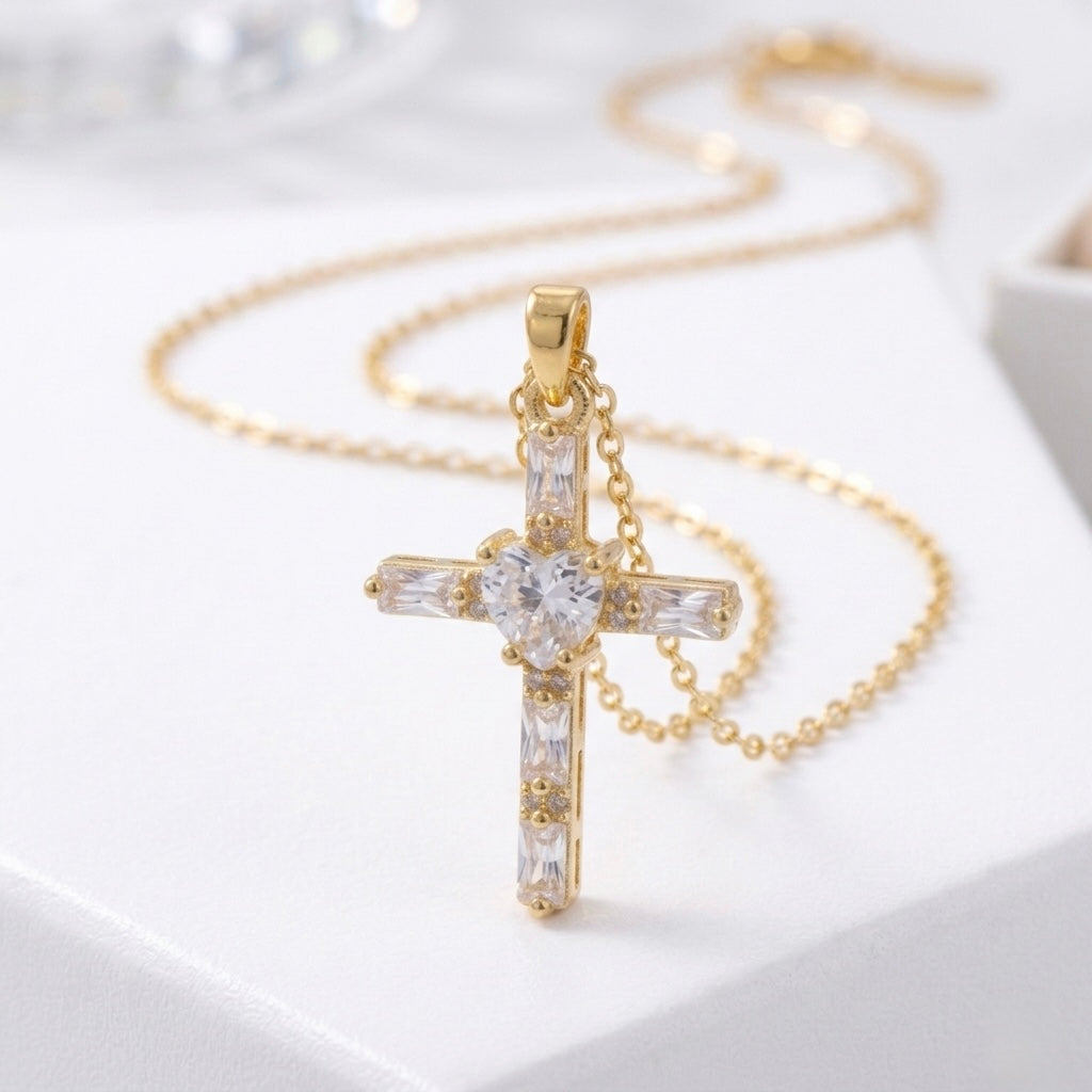 Colier Brilliant Cross
