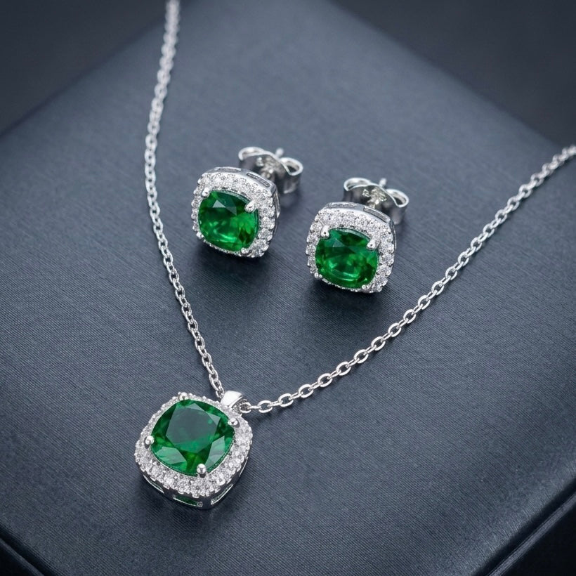 Set Bijuterii din Argint 925 Placat cu Aur