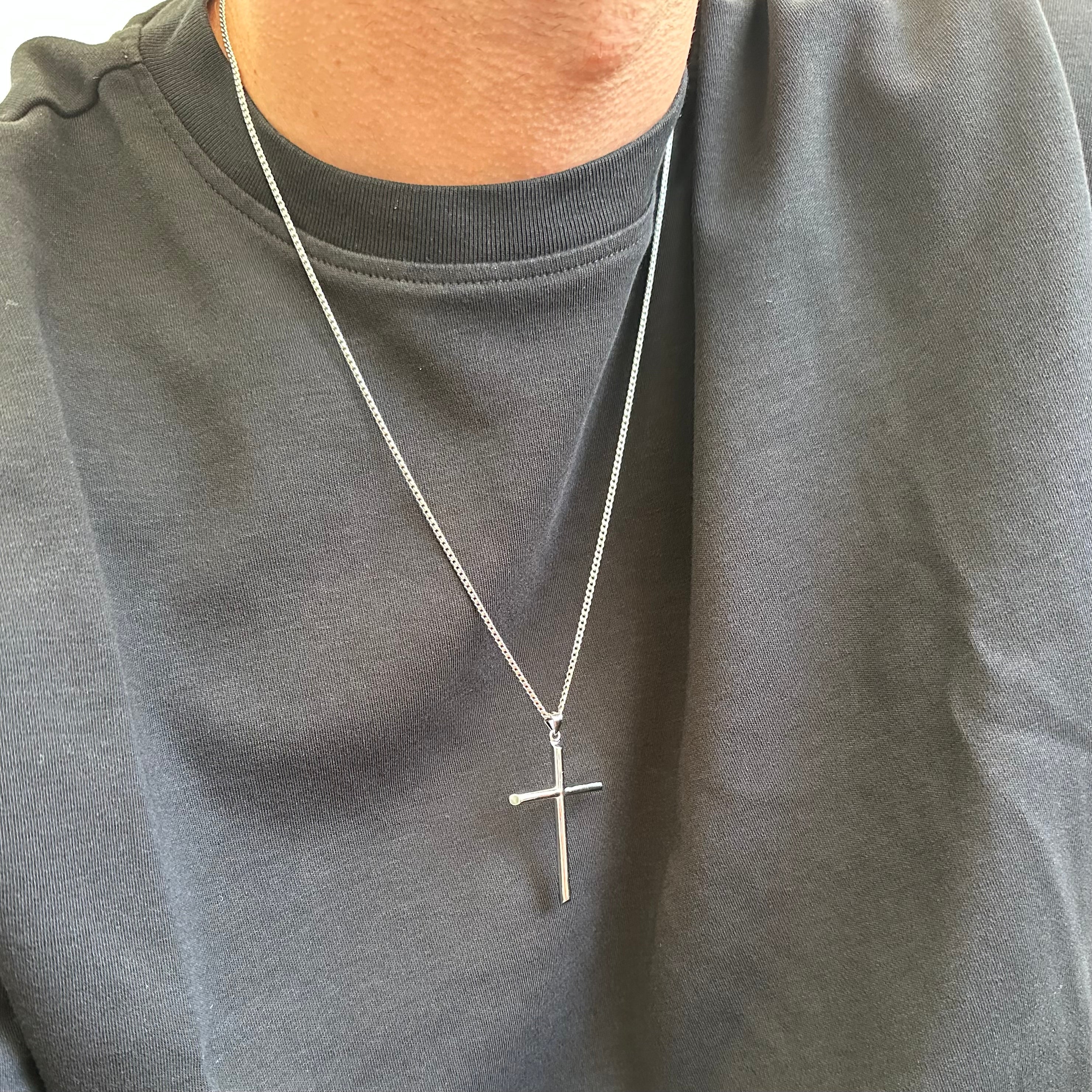 ✝️ Colier Unisex Cruce din Argint 925