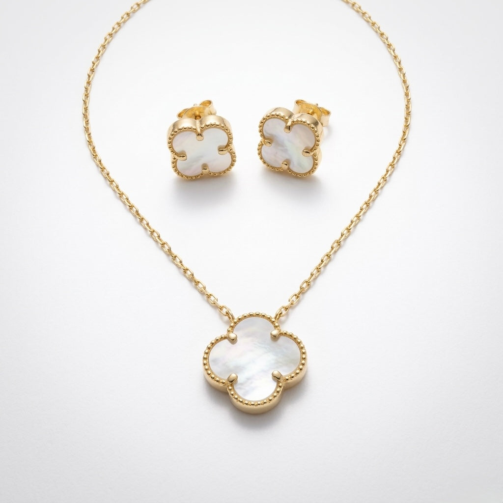 Set din Argint 925 Clover Sidef