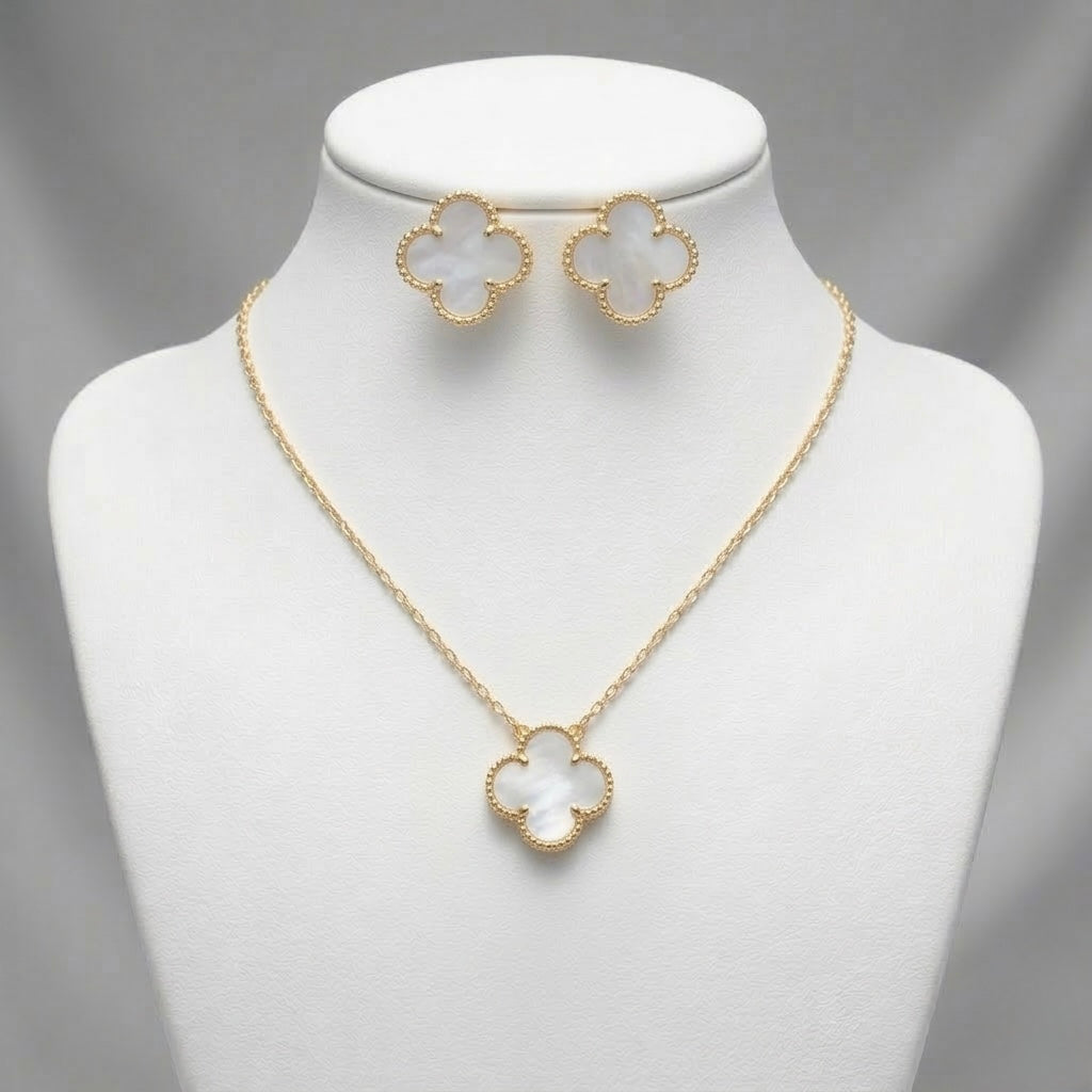 Set din Argint 925 Clover Sidef