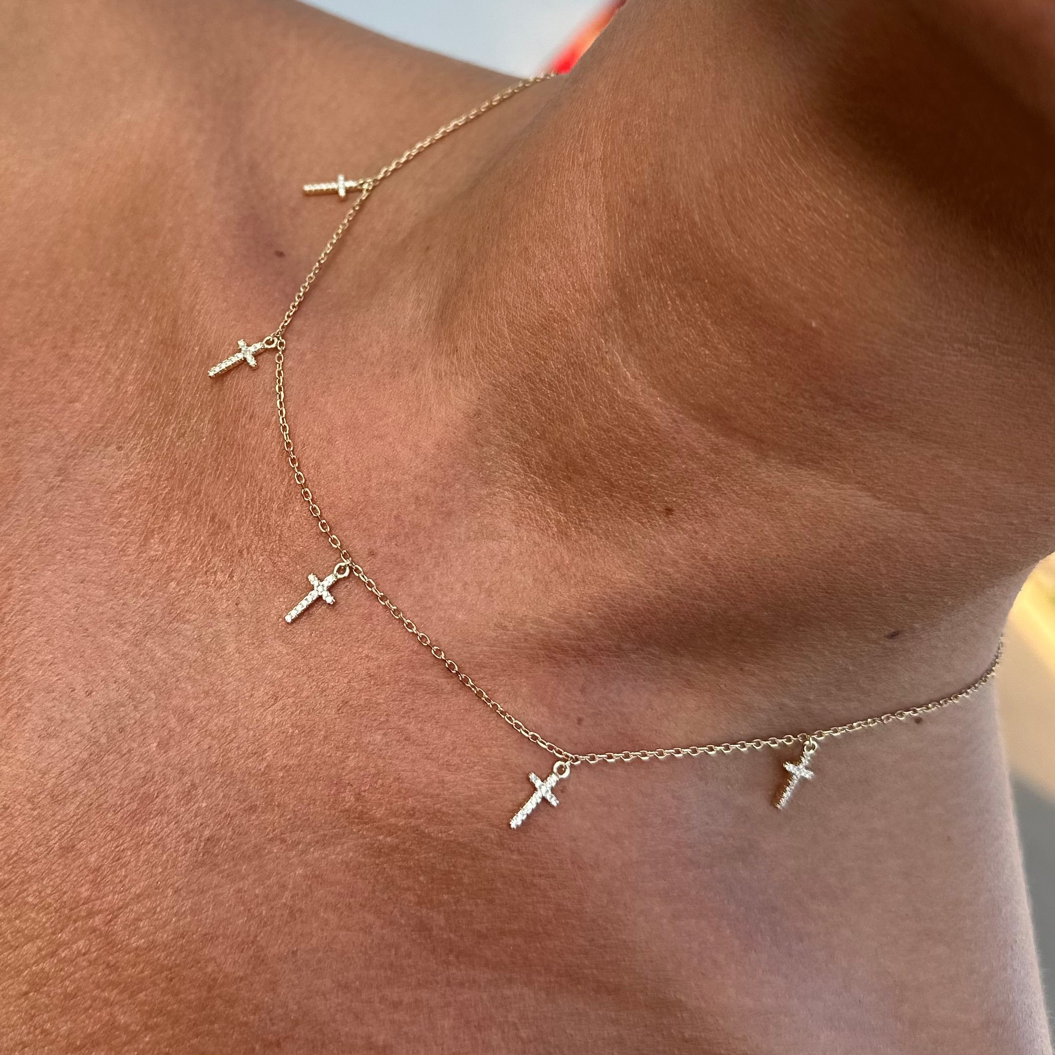 Colier cu Cruciulițe – Argint 925