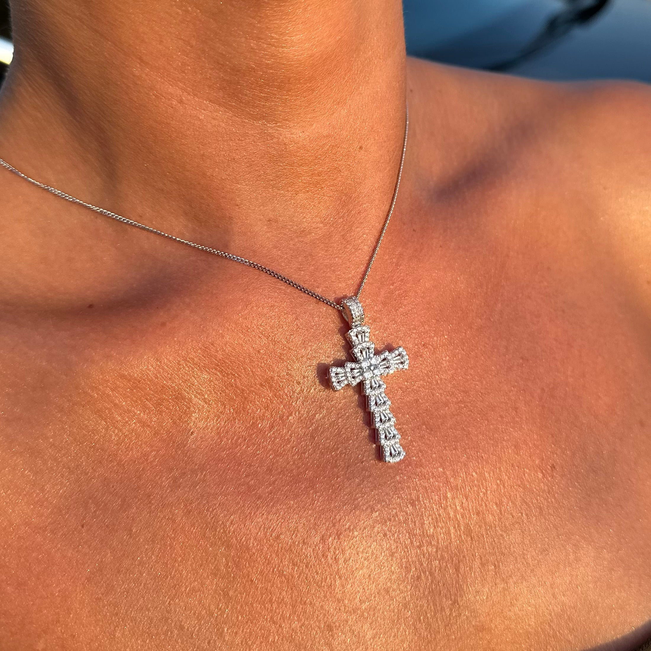 ✝️ Colier Cruce Argint 925