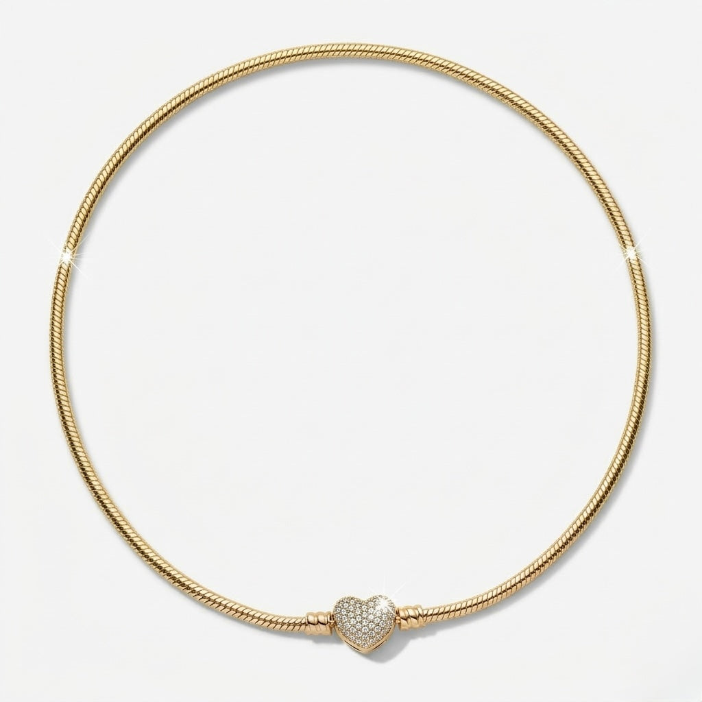 Colier de Bază Placat cu Aur