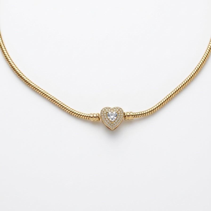 Colier de Bază Placat cu Aur