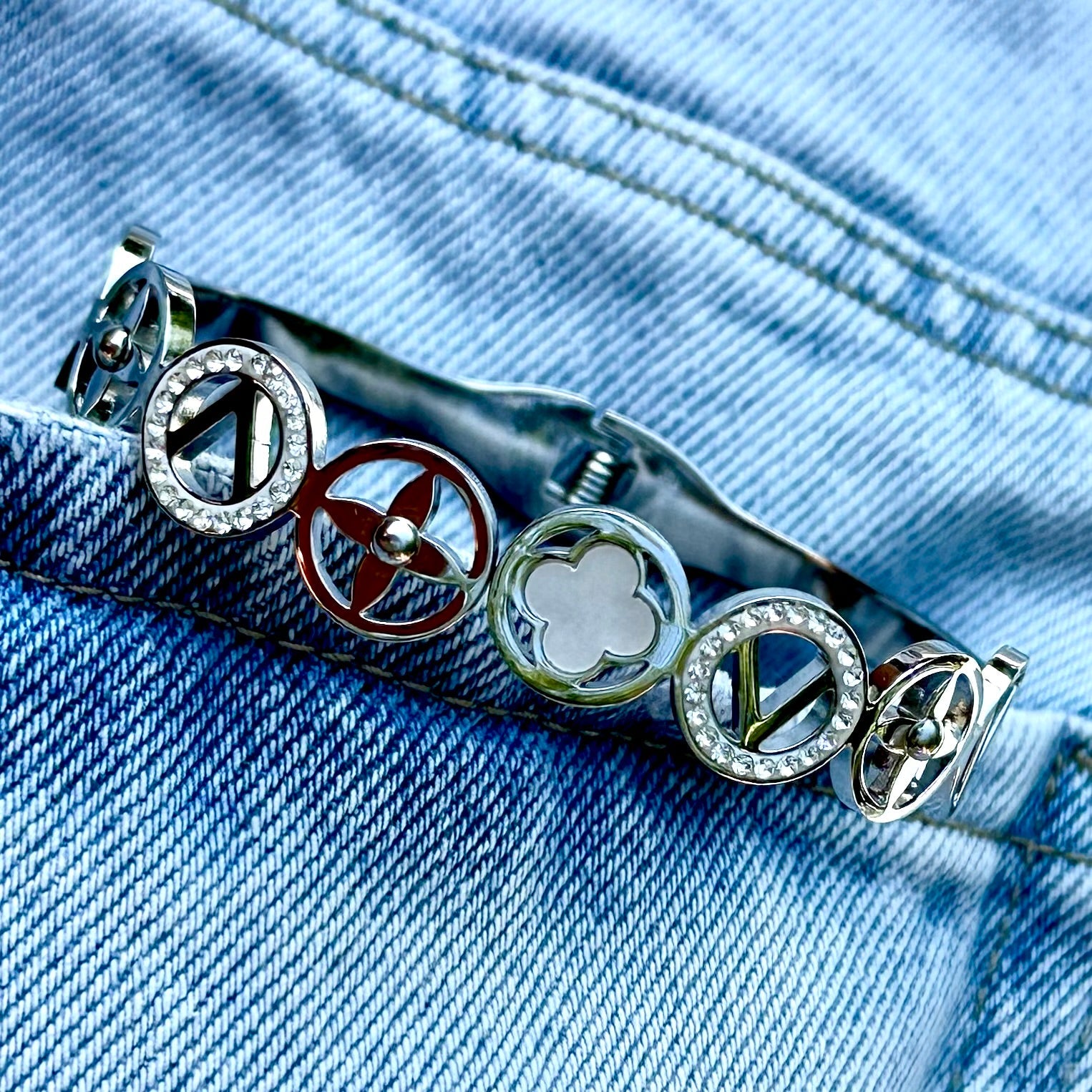 💠 Brățara Magic Symbols ✨ Silver/Gold