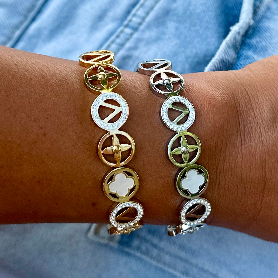 💠 Brățara Magic Symbols ✨ Silver/Gold