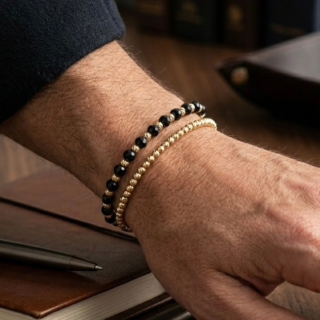 ✨ Set 2 Brățări Bărbătești Goldy