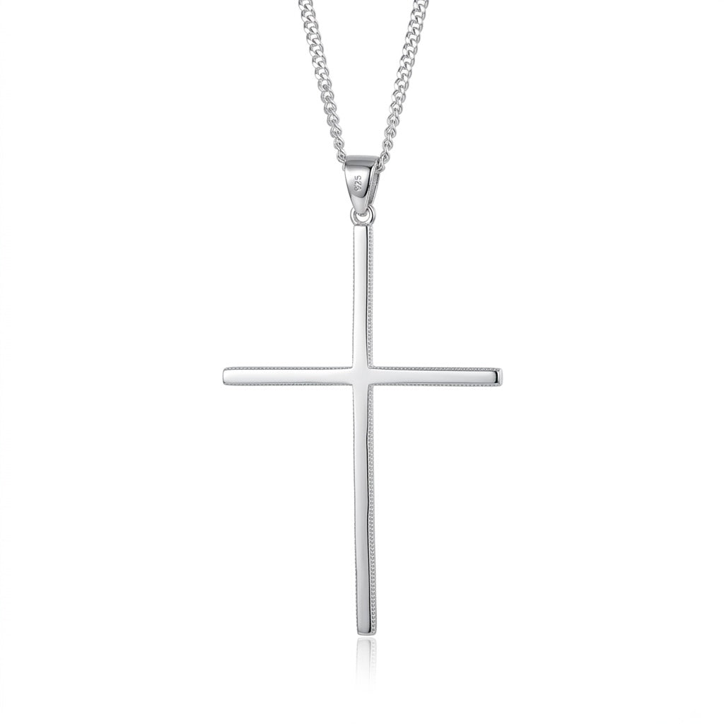 💎 Colier Cruce Minimalistă din Argint 925 - Unisex