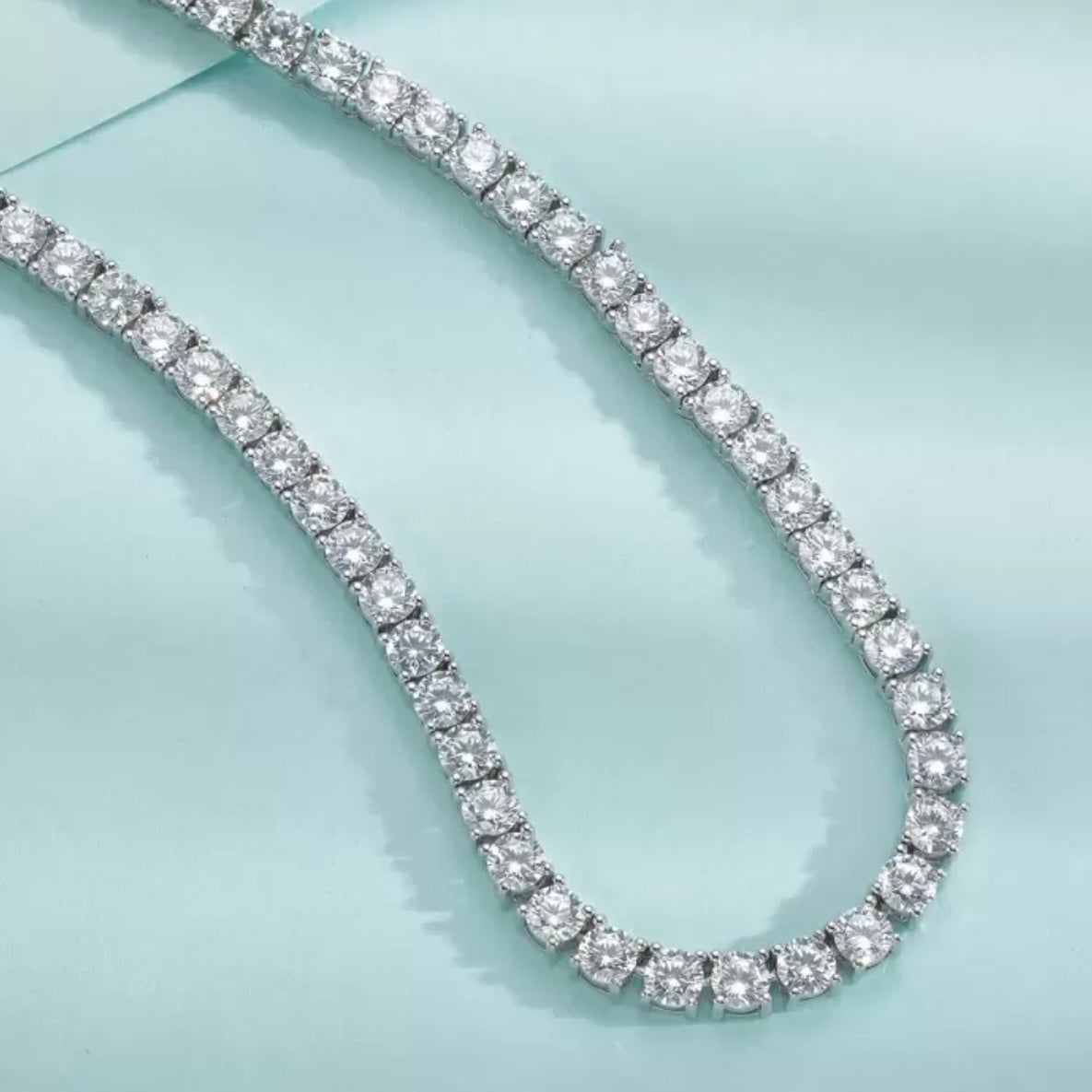 Colier Tennis Luxury Unisex 💎 Silver/Gold